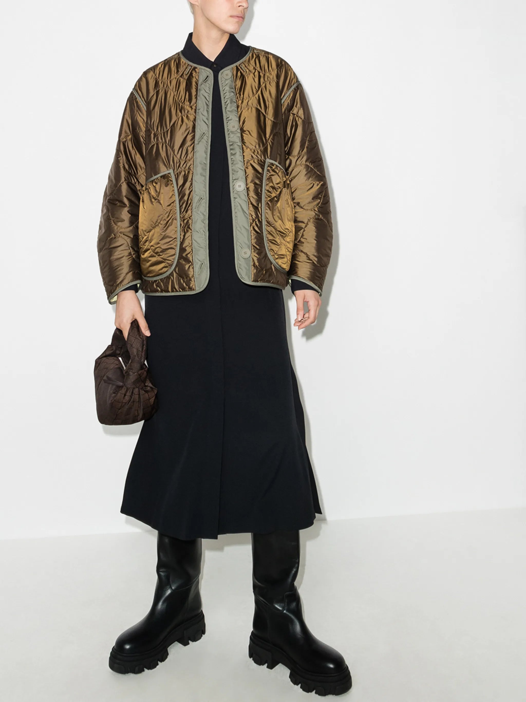 The Reversible cropped quilted jacket