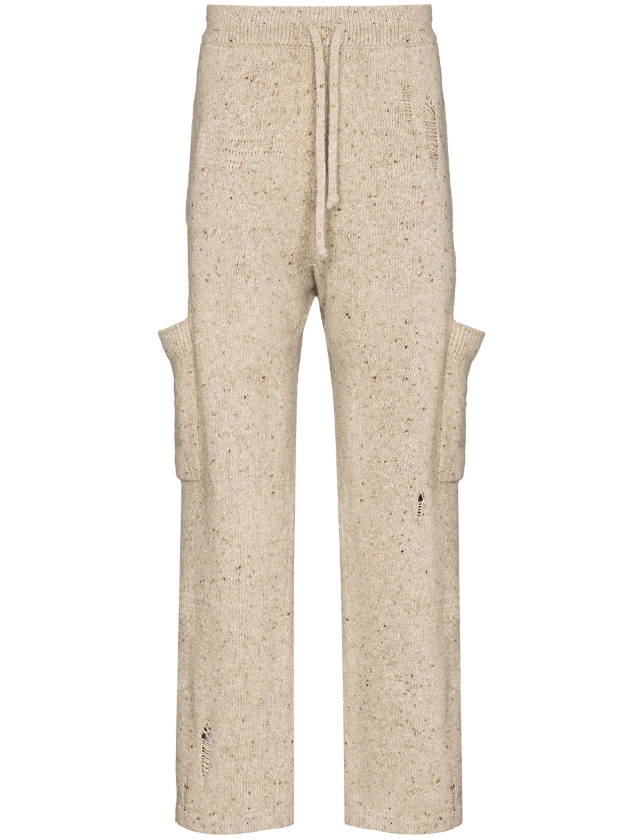 patch-pocket track pants