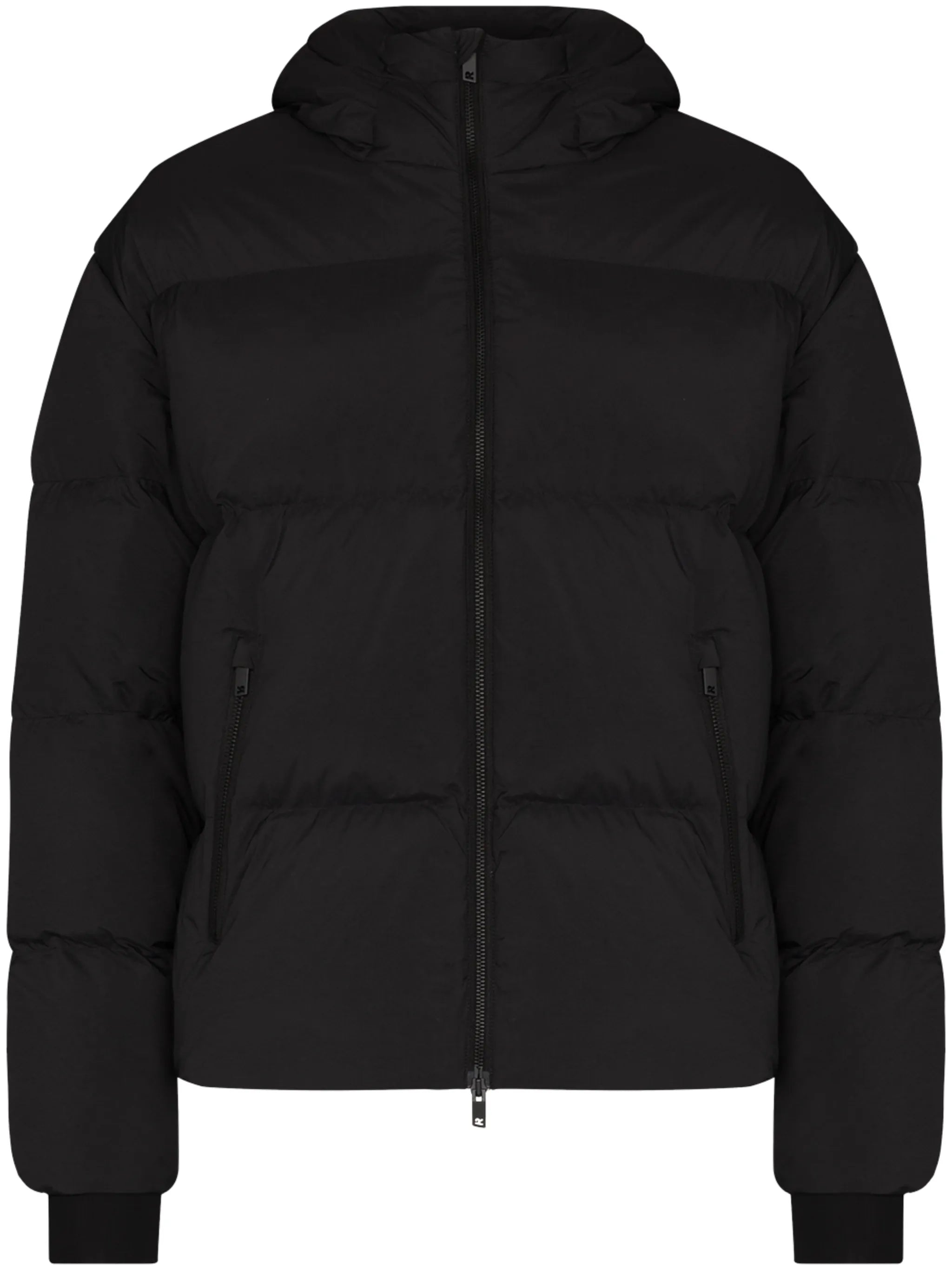 hooded puffer jacket