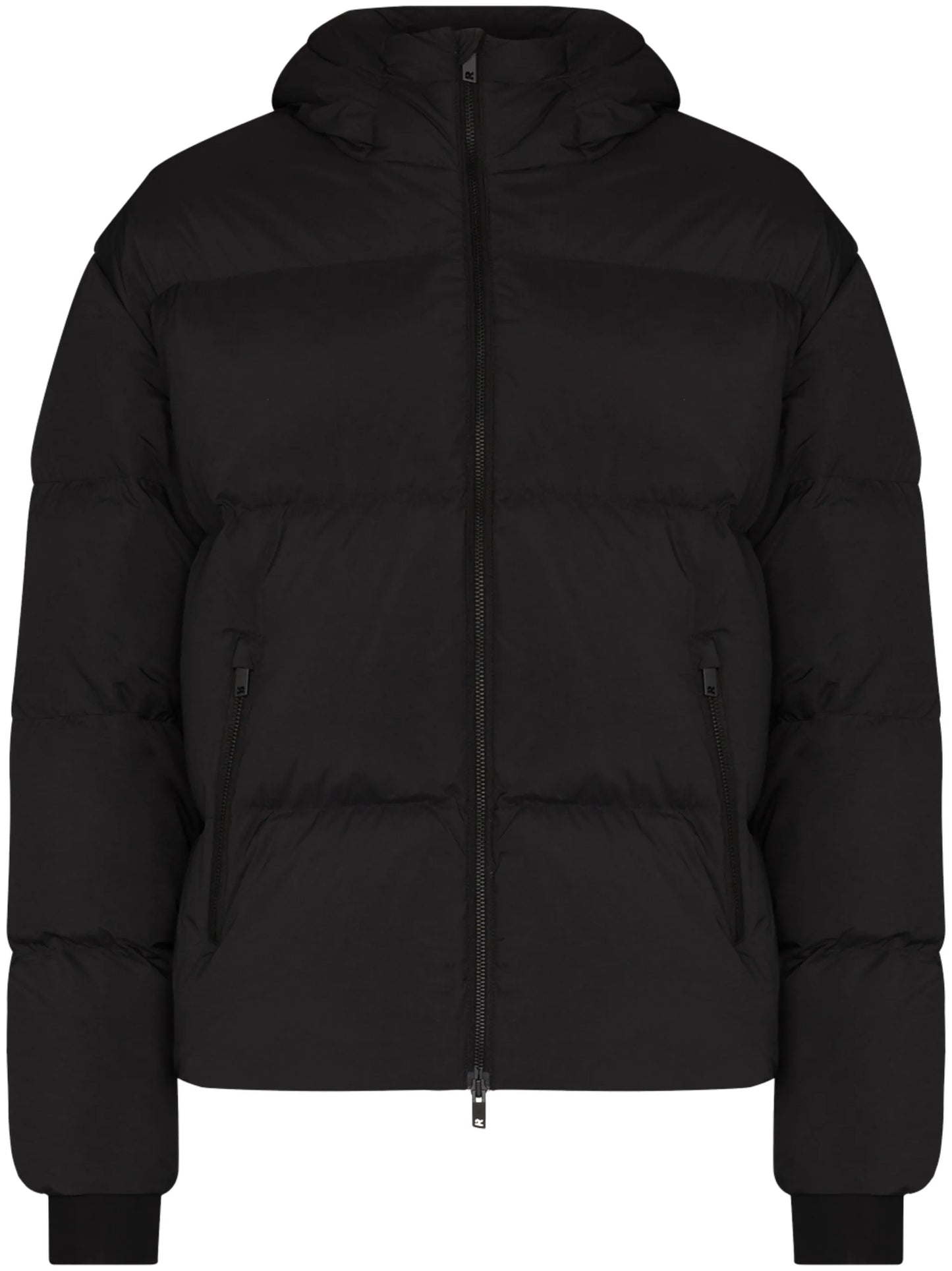 hooded puffer jacket