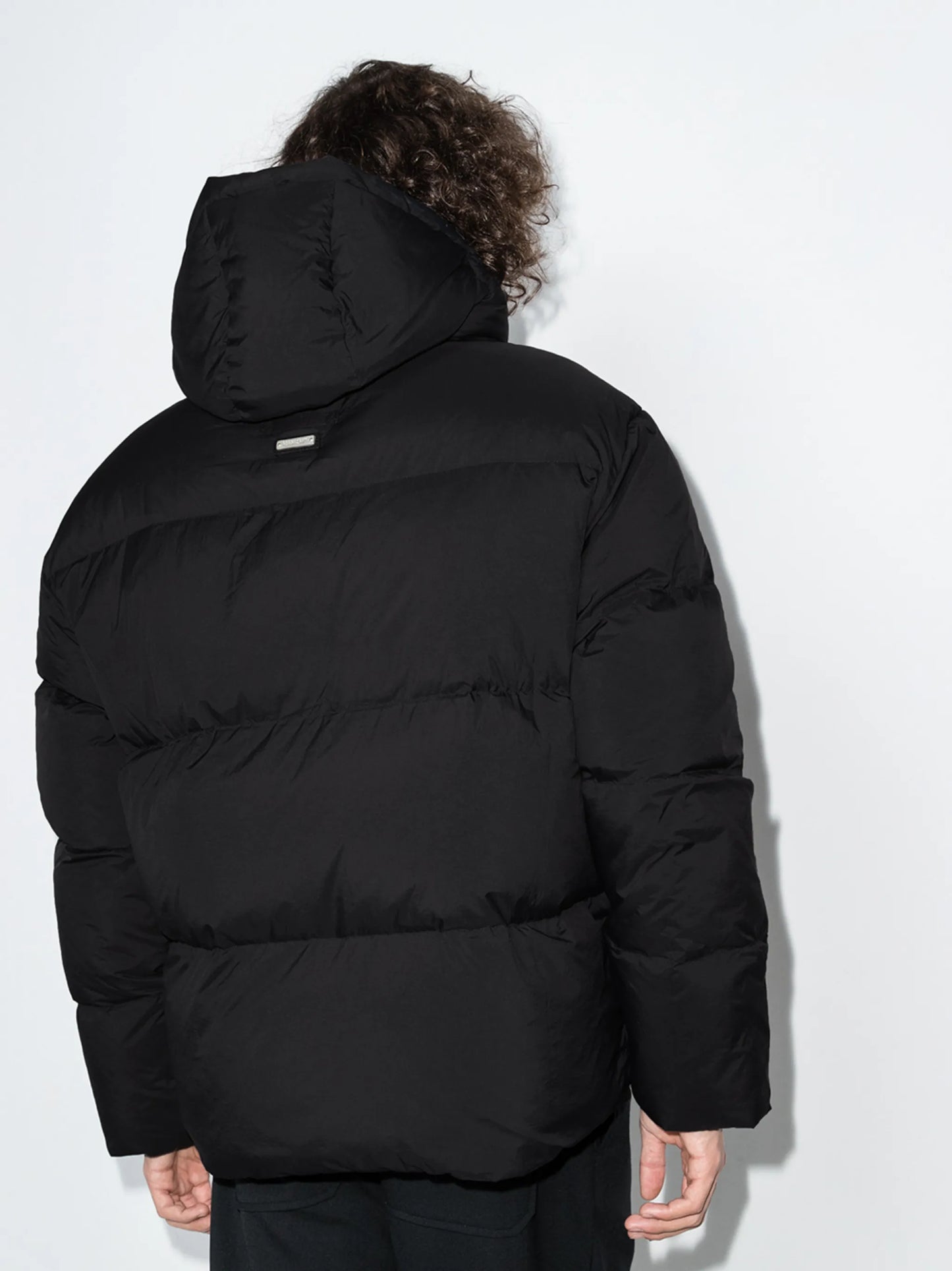 hooded puffer jacket