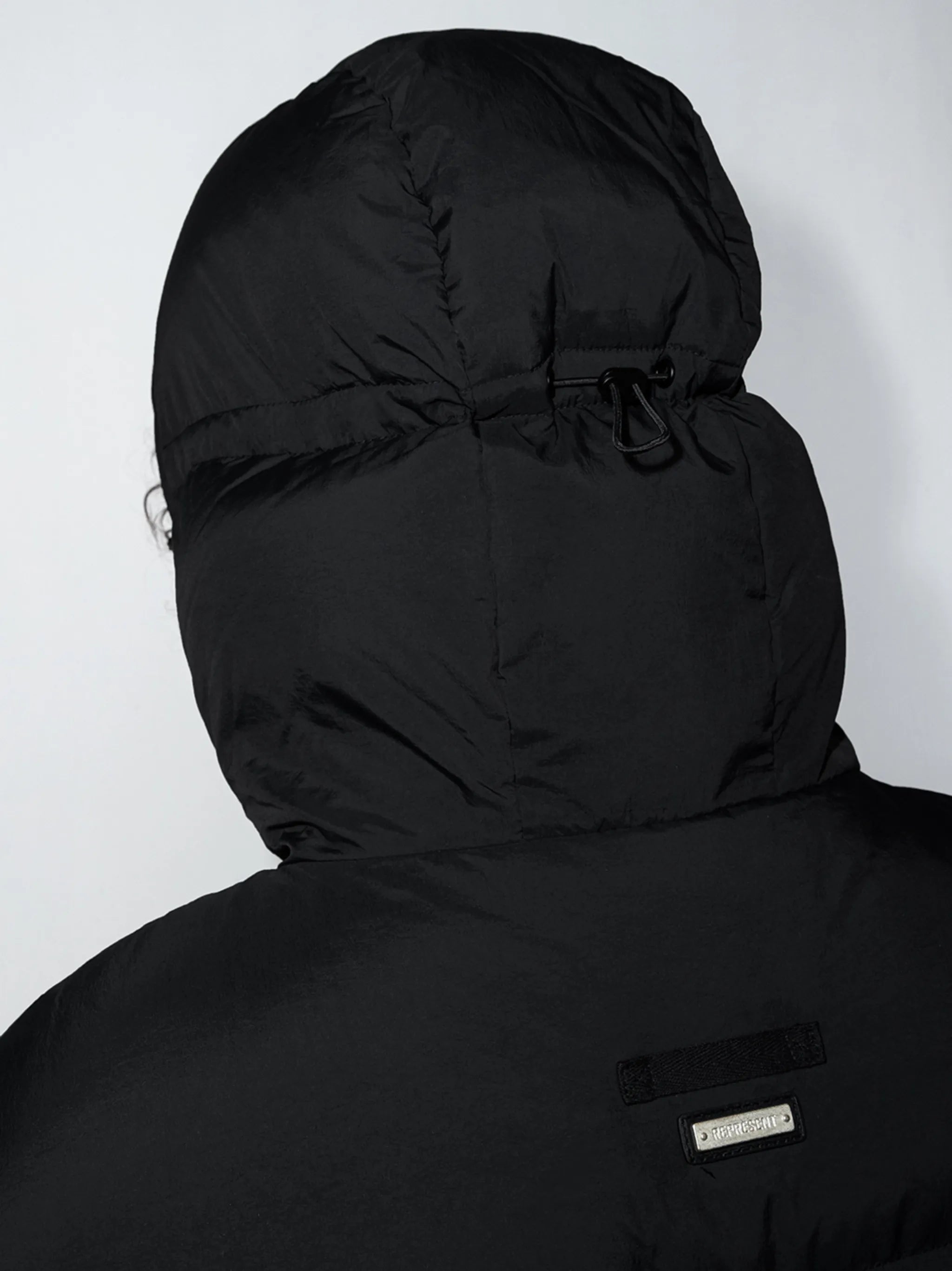 hooded puffer jacket