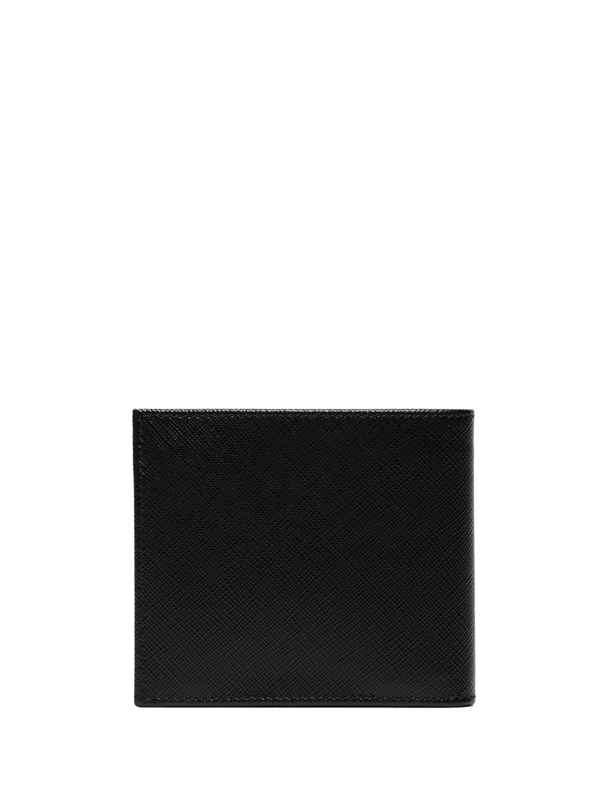 triangle-logo bifold wallet