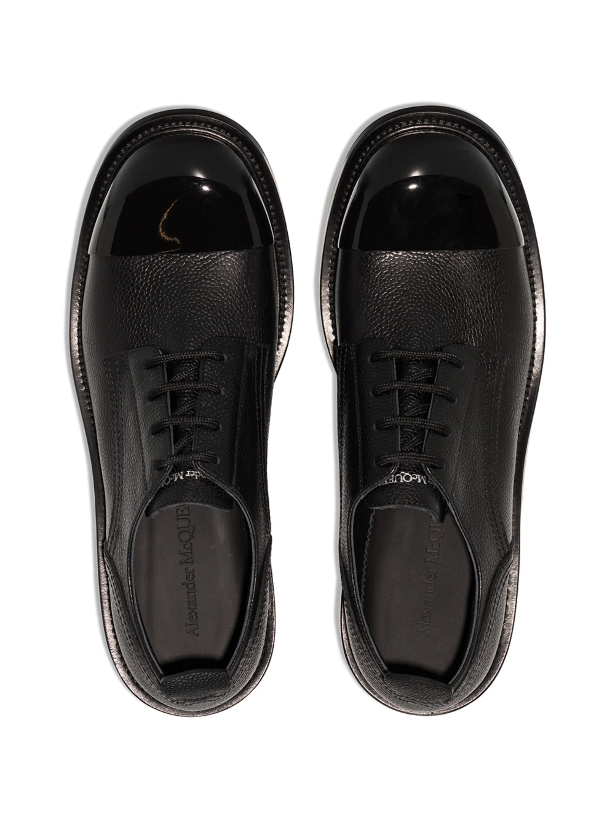 toe-cap lace-up shoes