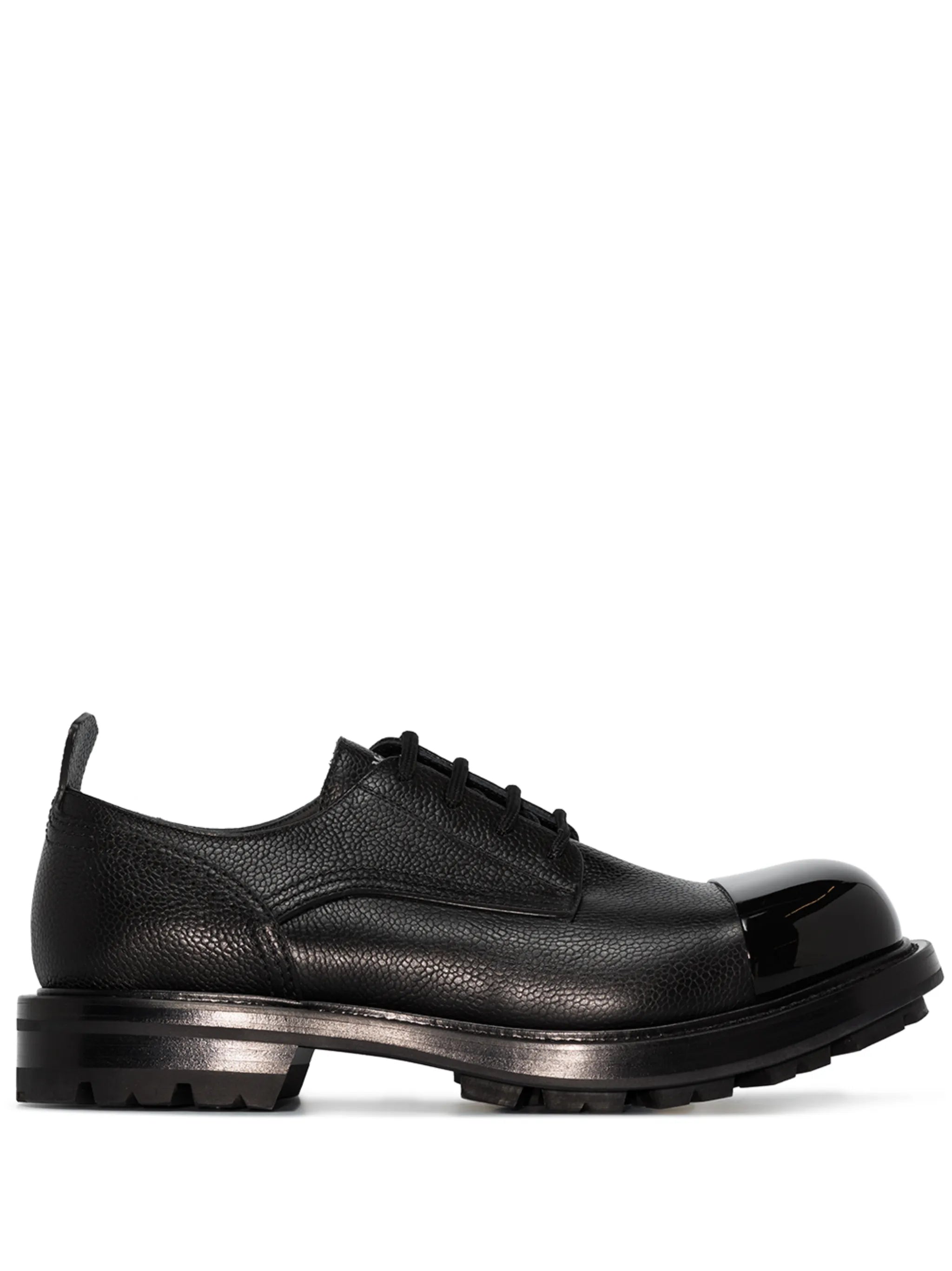 toe-cap lace-up shoes