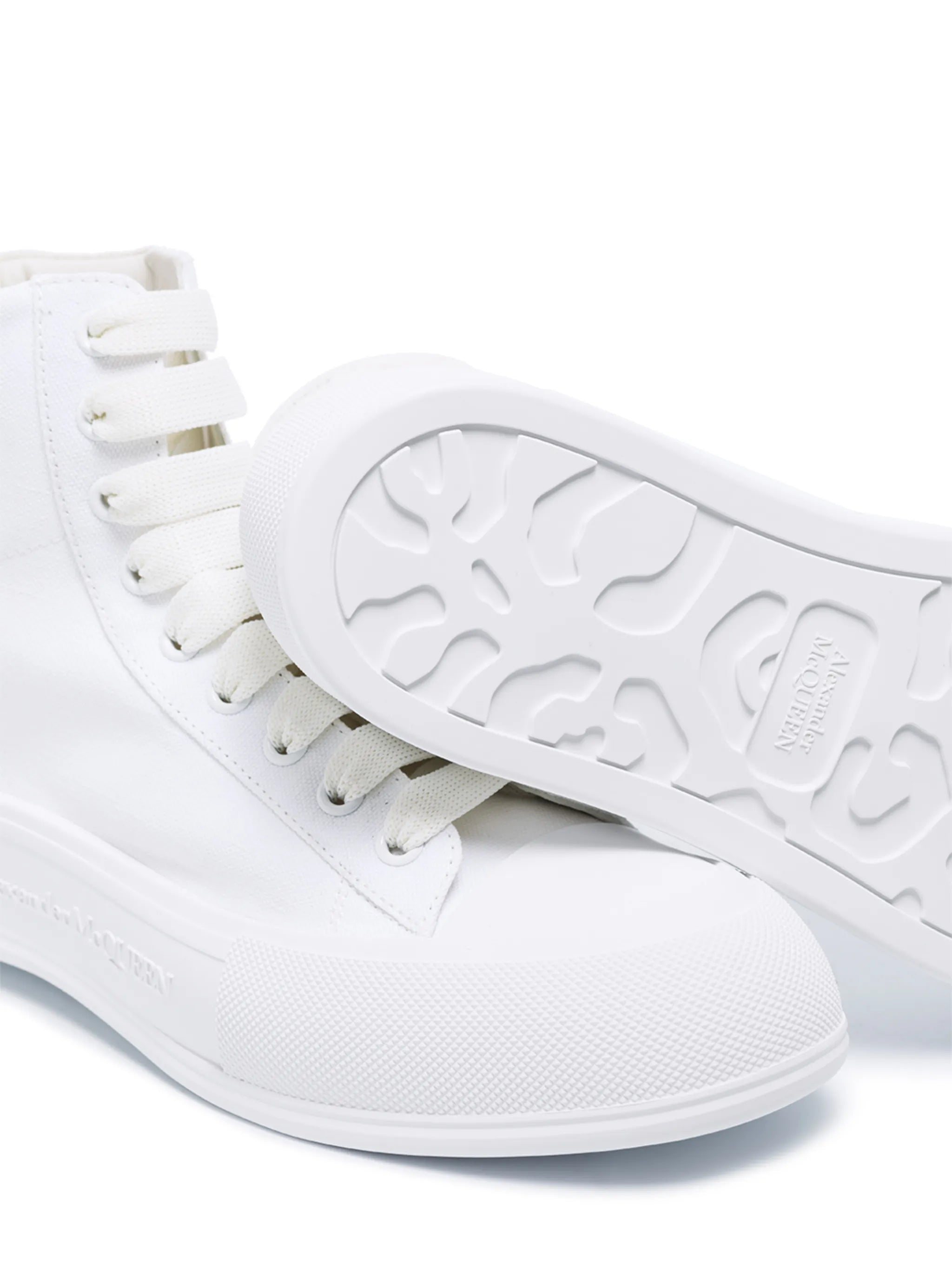Deck Plimsoll high-top sneakers