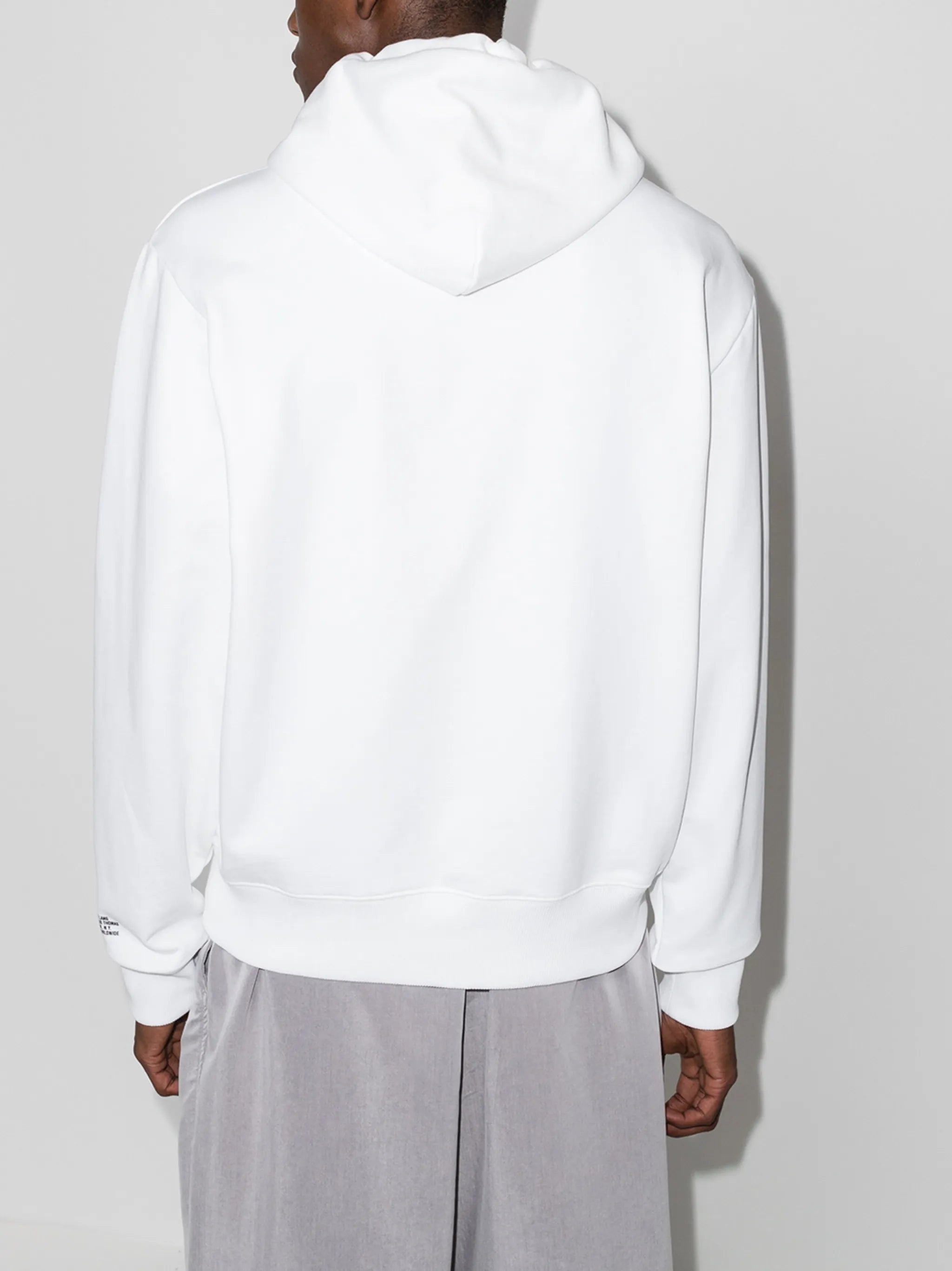 HWT lenticular print drawstring hoodie