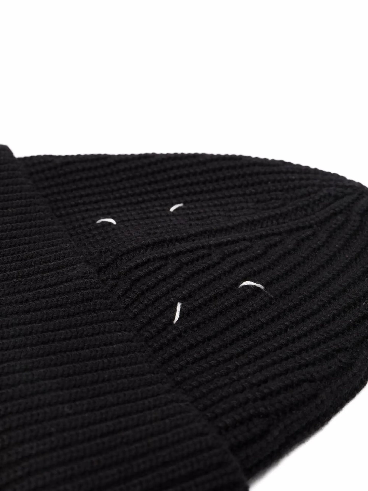stitch-detail beanie