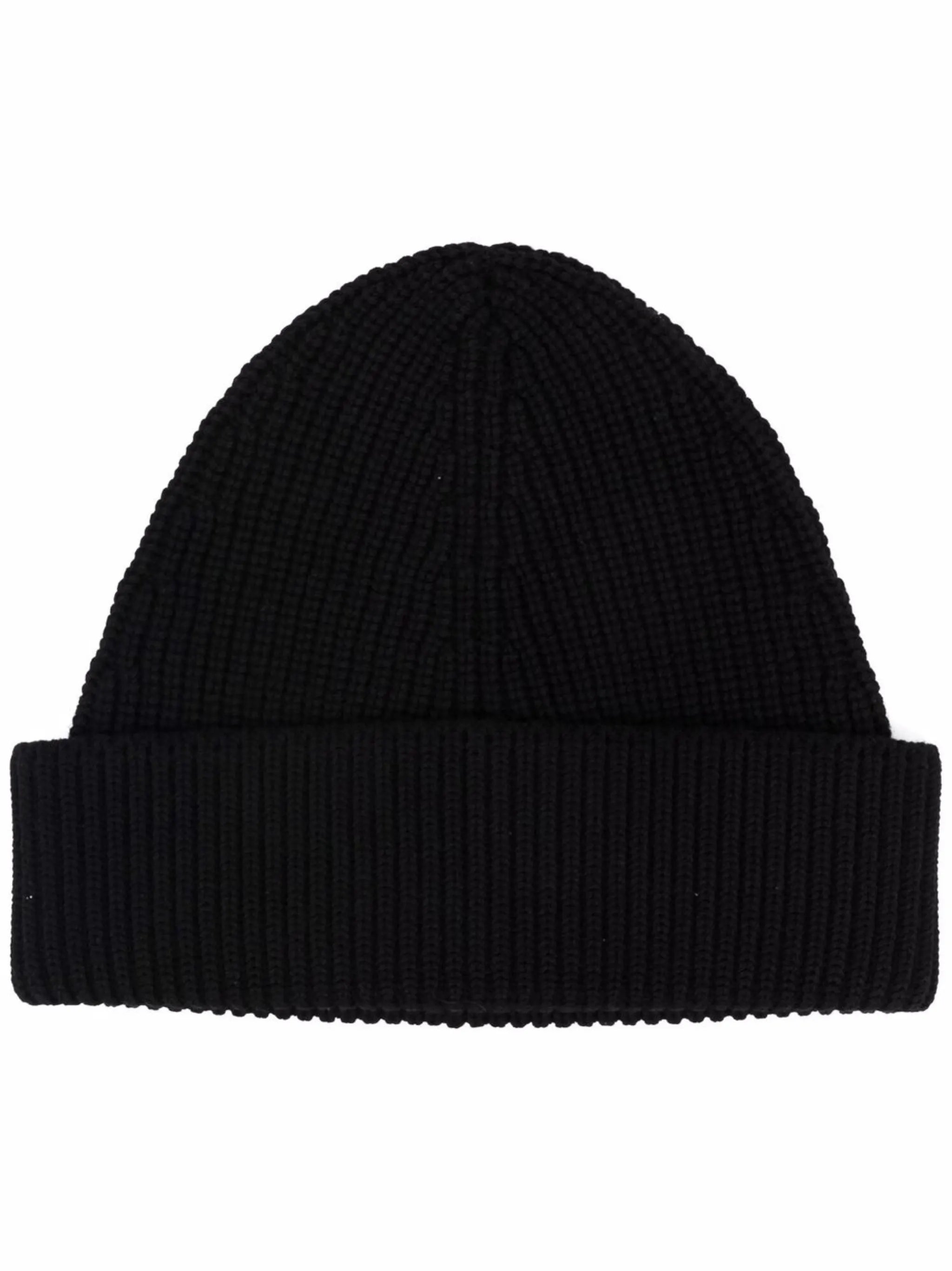 stitch-detail beanie