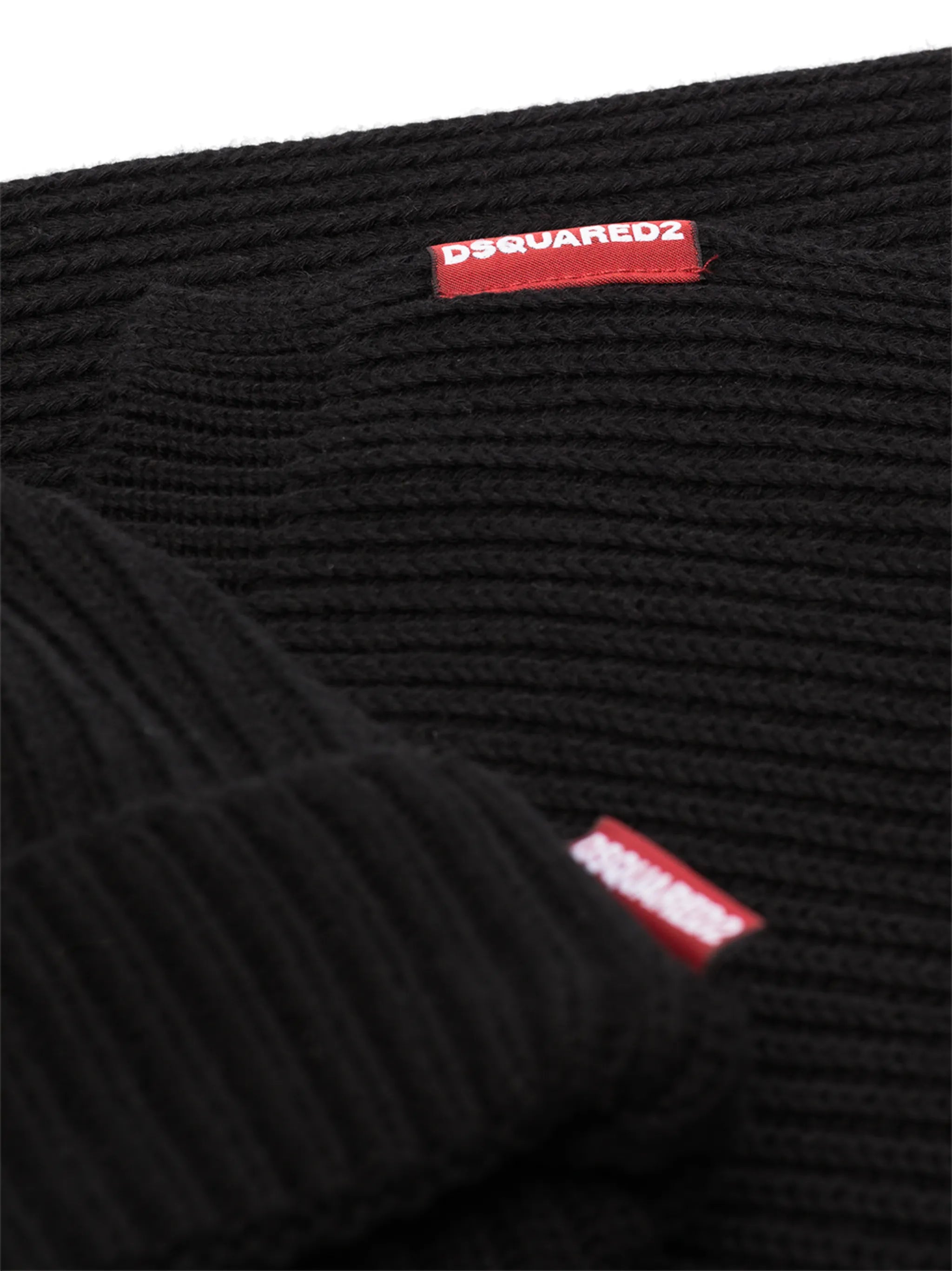knitted beanie hat and scarf set
