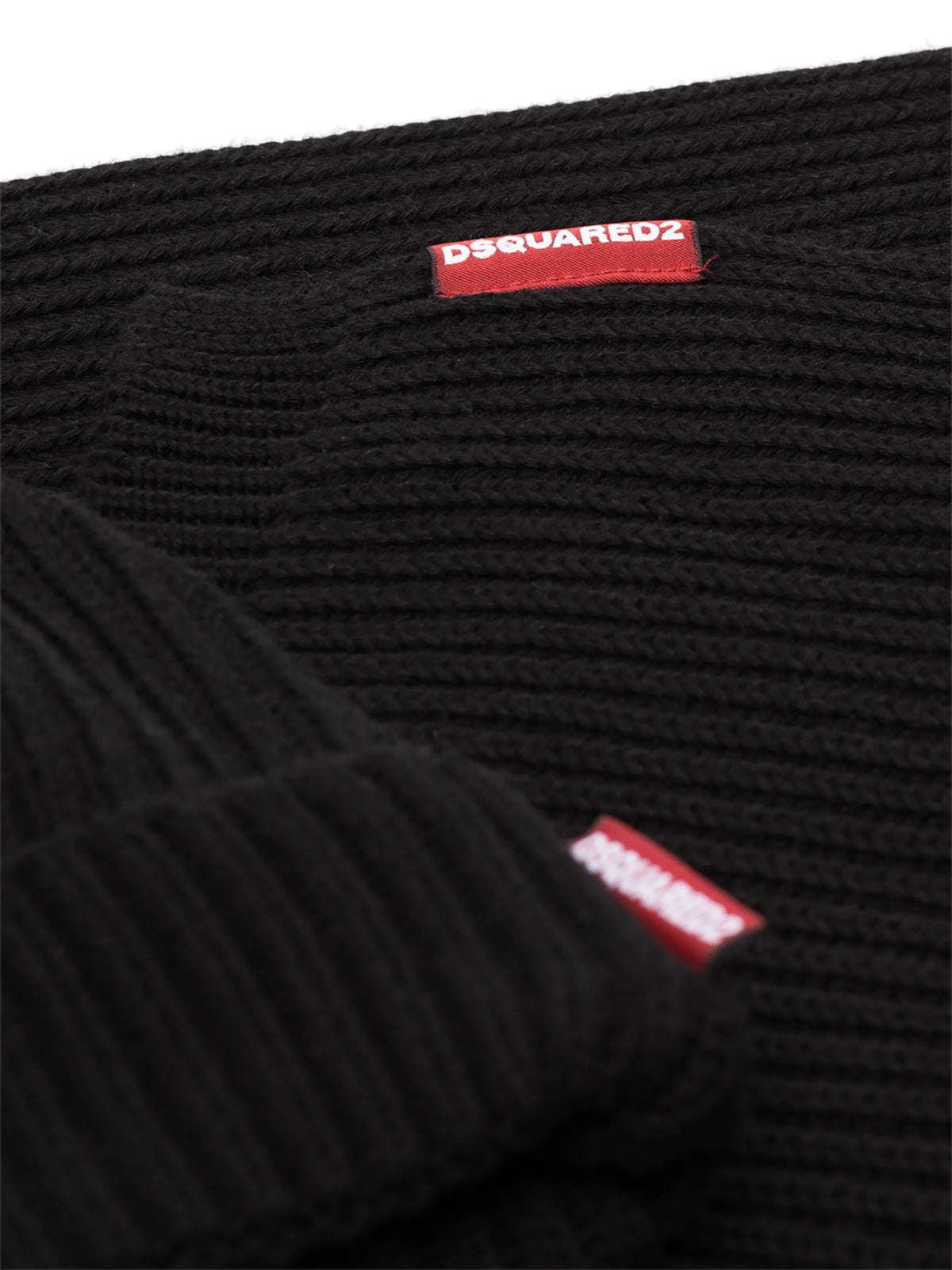 knitted beanie hat and scarf set