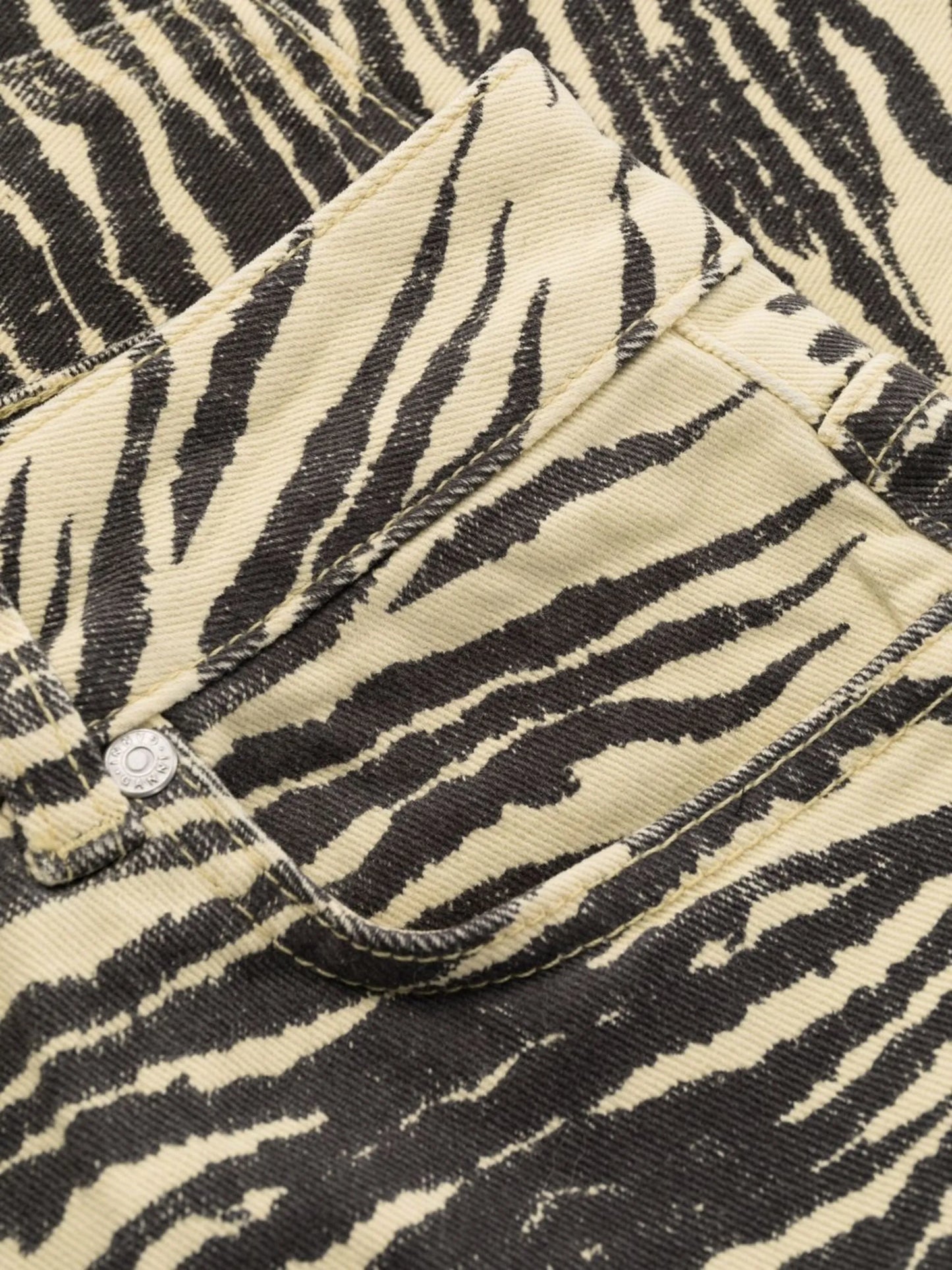 organic cotton-blend denim shorts