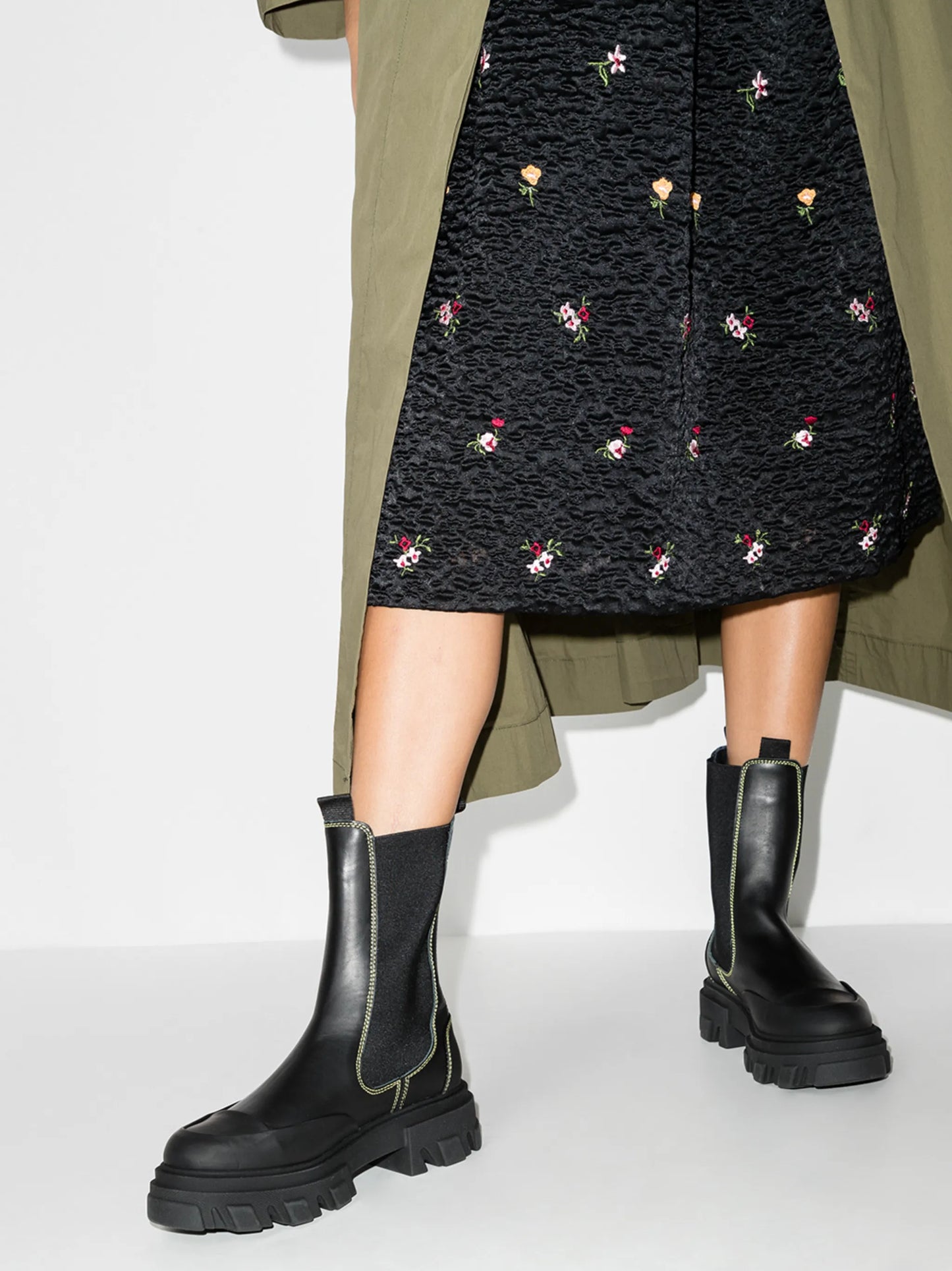 mid-calf flat boots