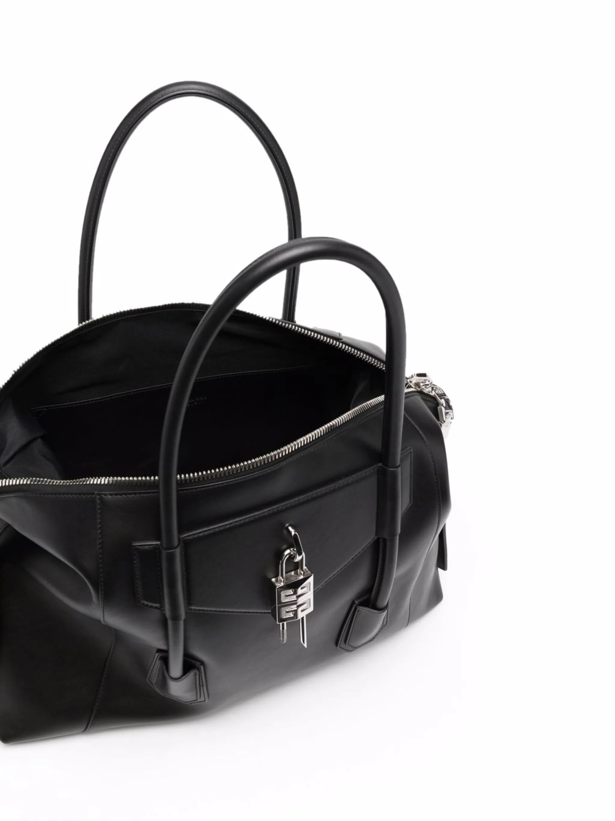 Antigona padlock leather tote bag