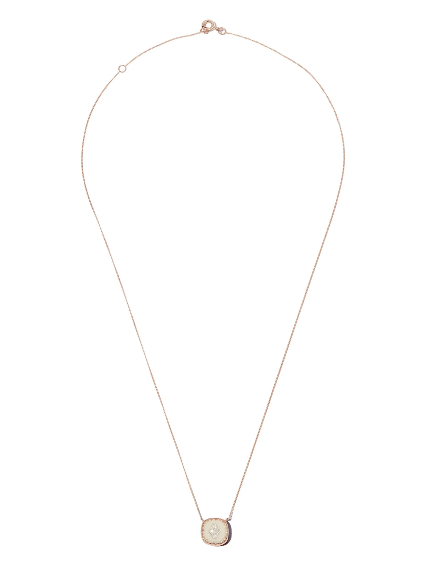 9kt rose gold Pierrot necklace