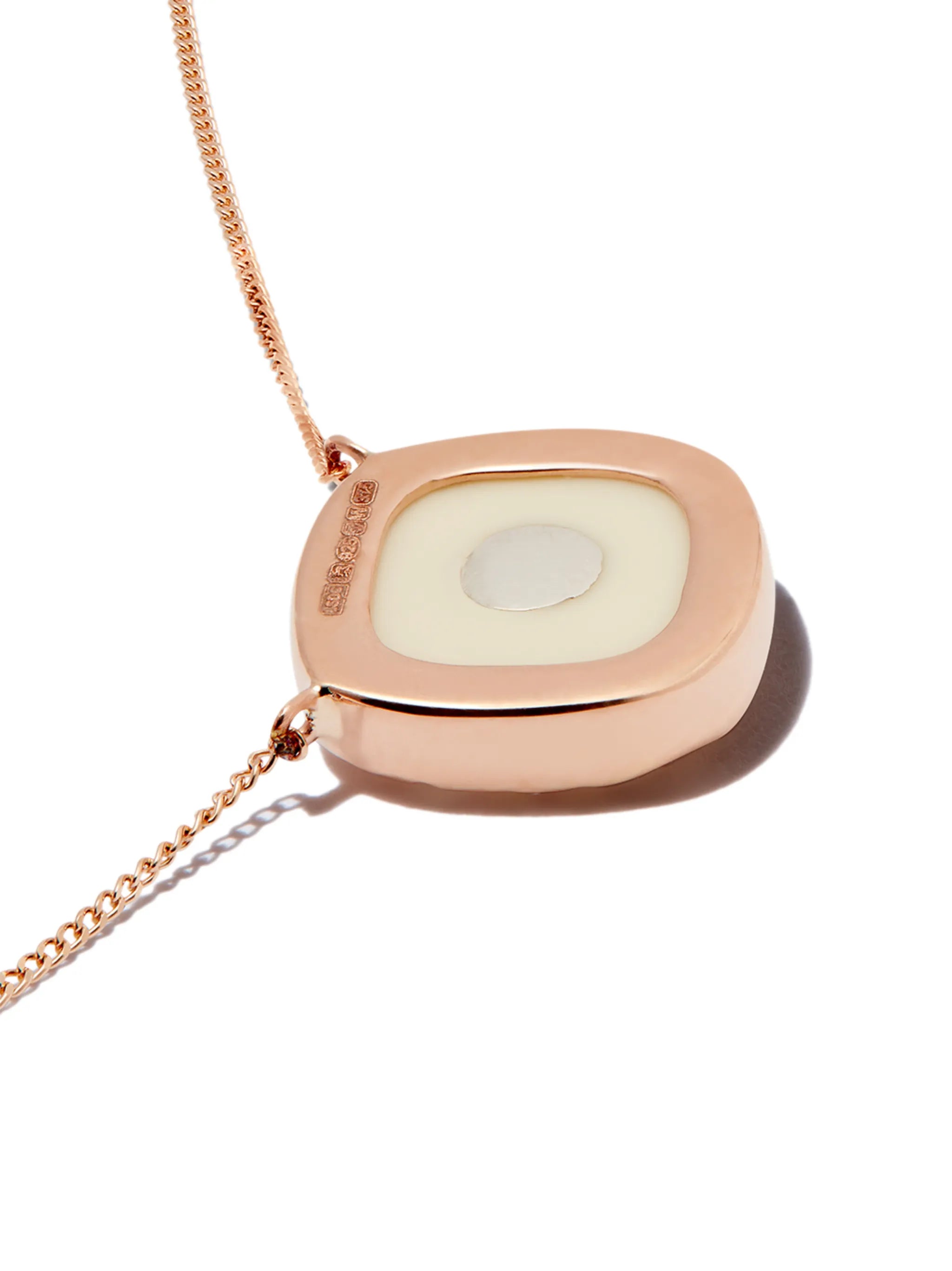 9kt rose gold Pierrot necklace