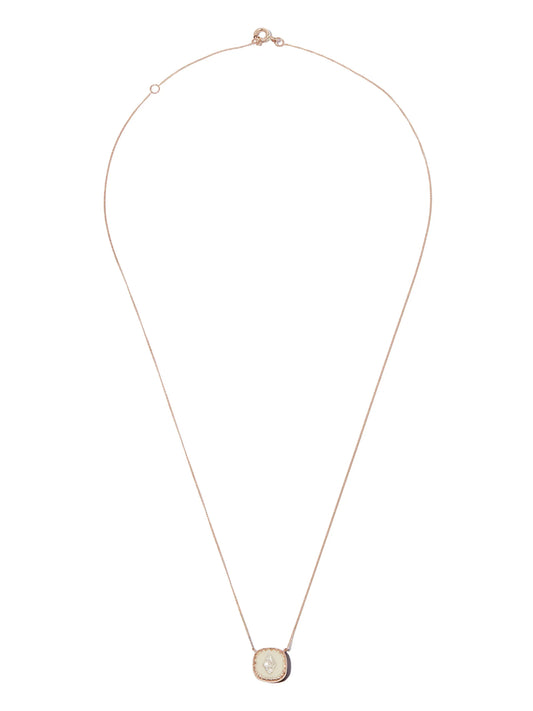 9kt rose gold Pierrot necklace