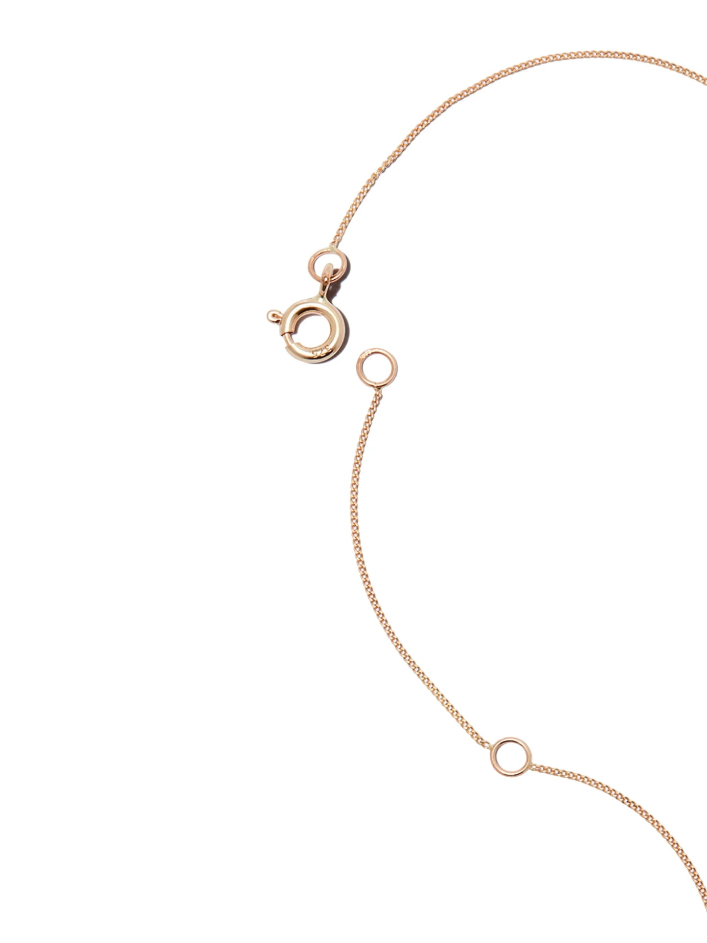9kt rose gold Pierrot necklace