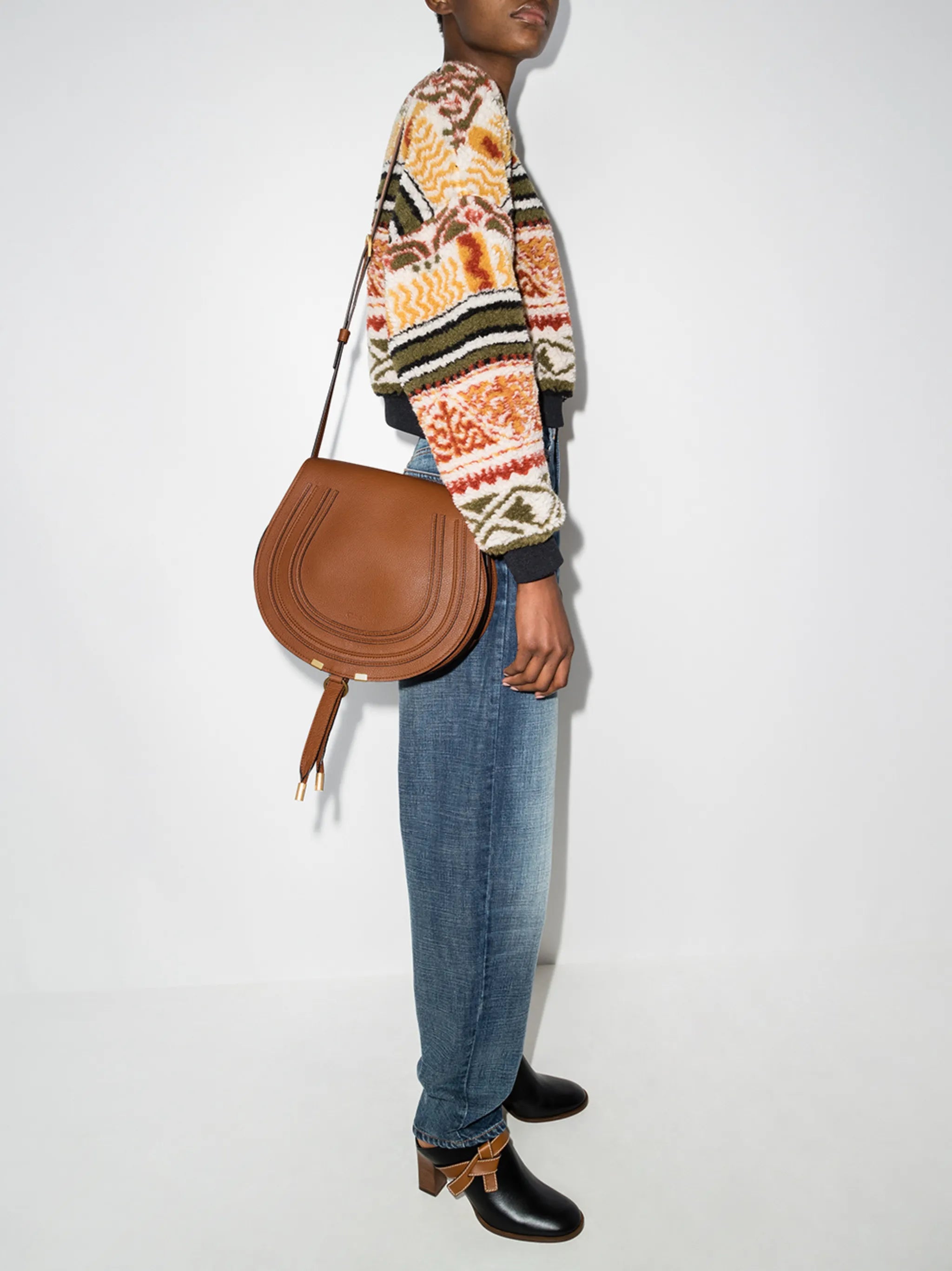 Marcie leather crossbody bag