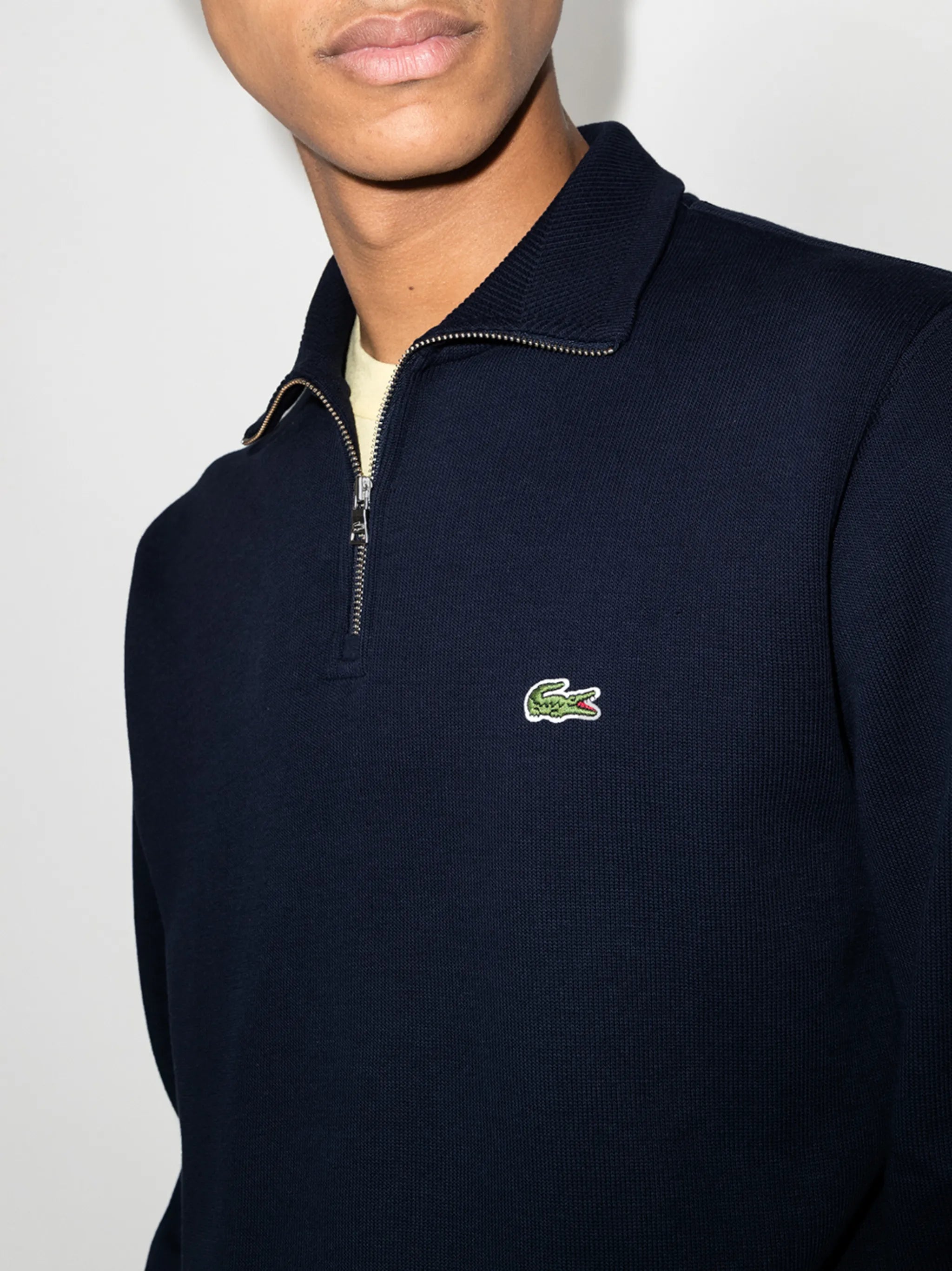 logo-embroidered high-neck sweatshirt