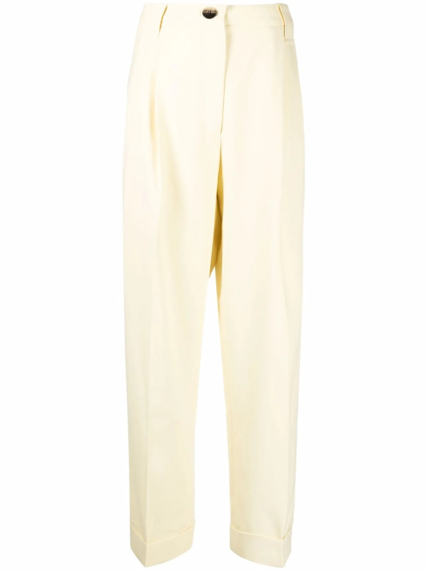 high-rise tailored trousers