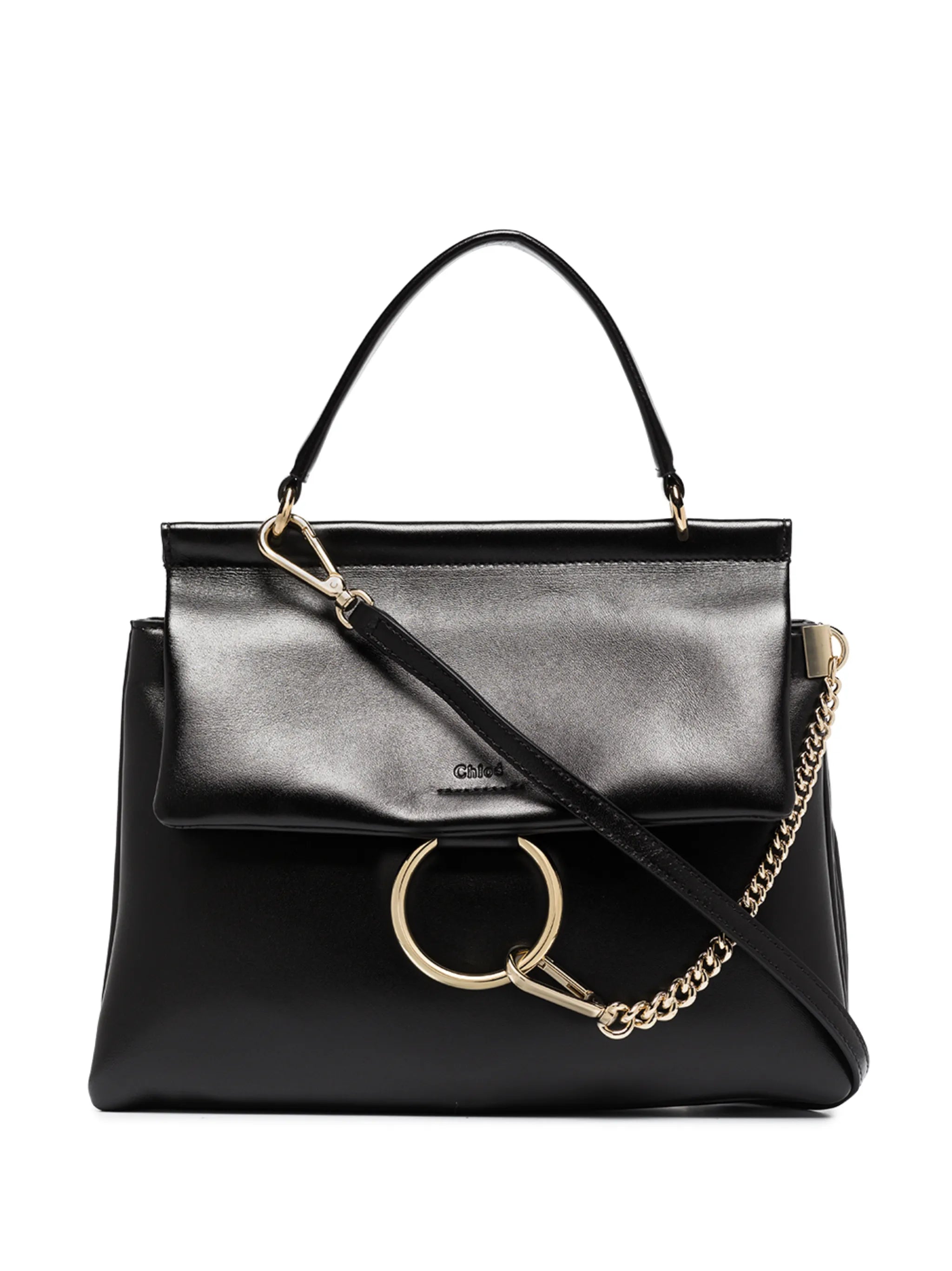 Faye leather shoulder bag