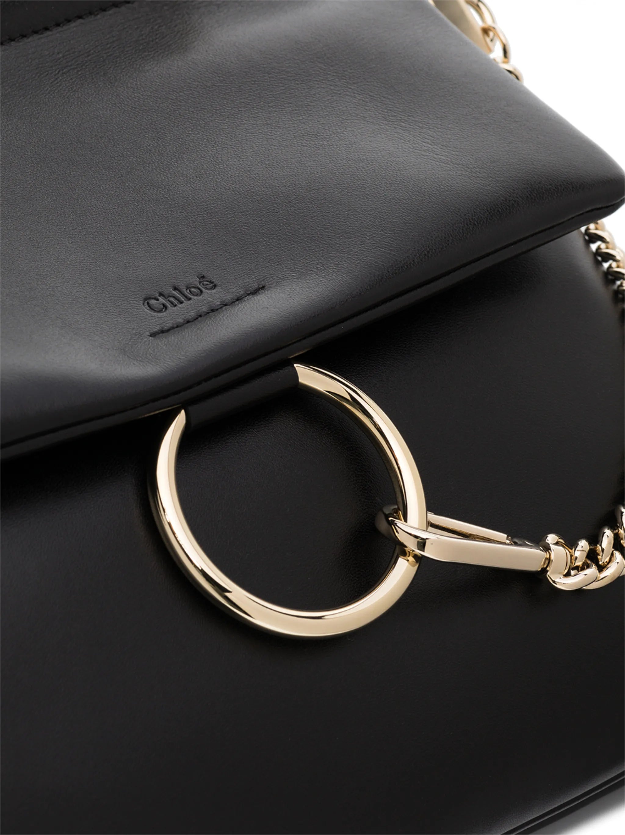 Faye leather shoulder bag