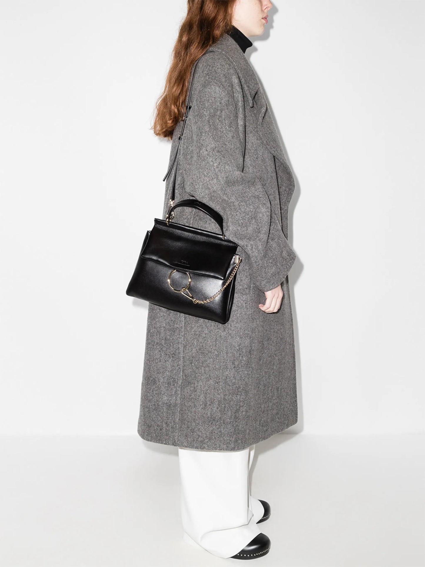 Faye leather shoulder bag
