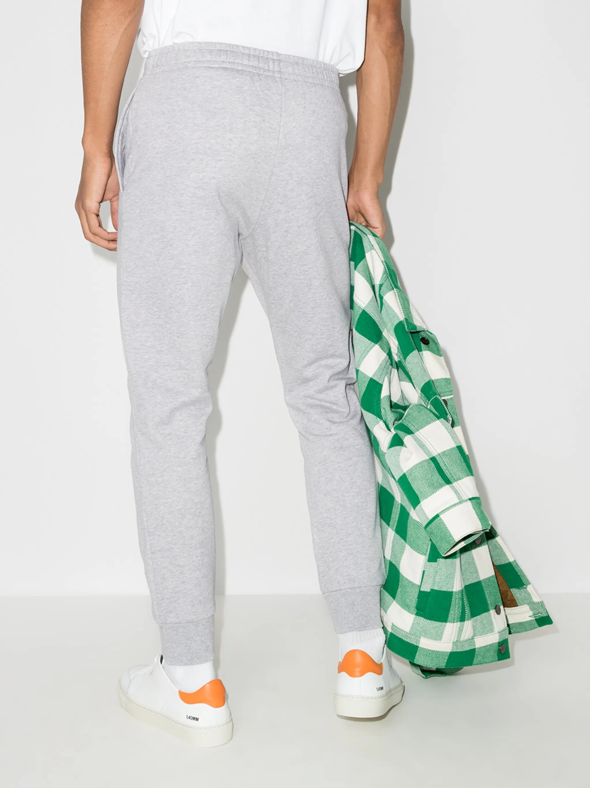 logo-embroidered tapered track pants