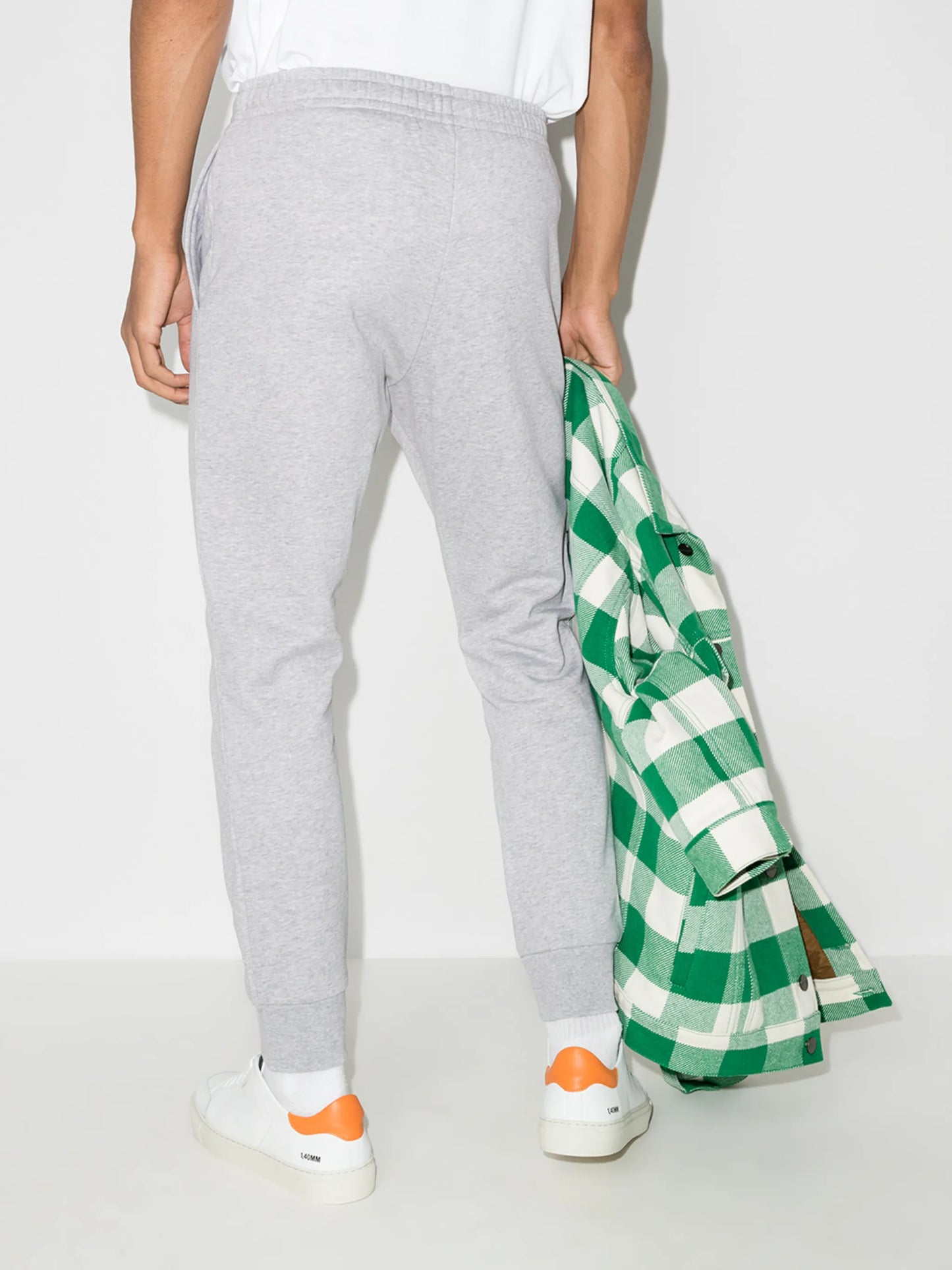 logo-embroidered tapered track pants