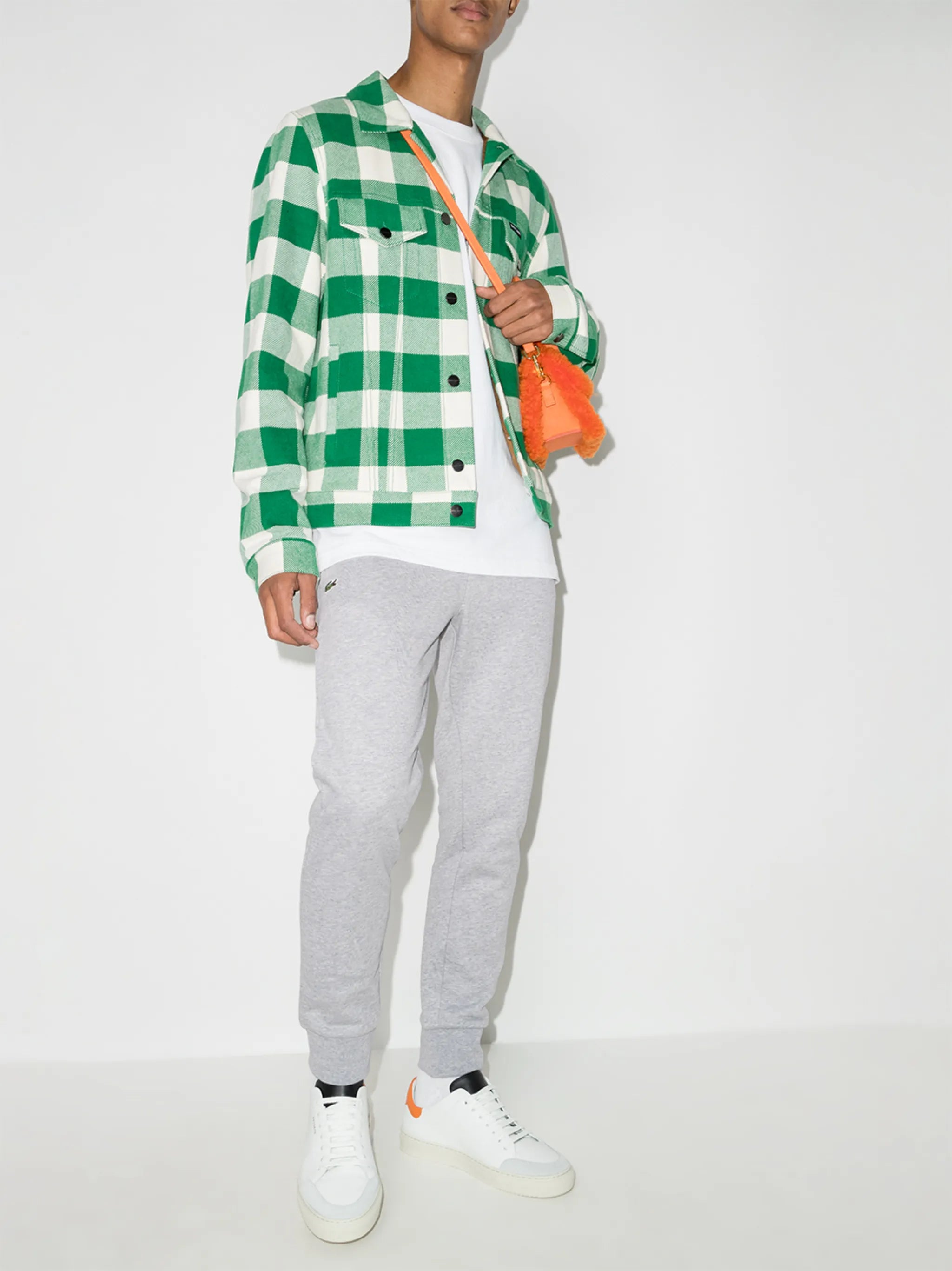 logo-embroidered tapered track pants