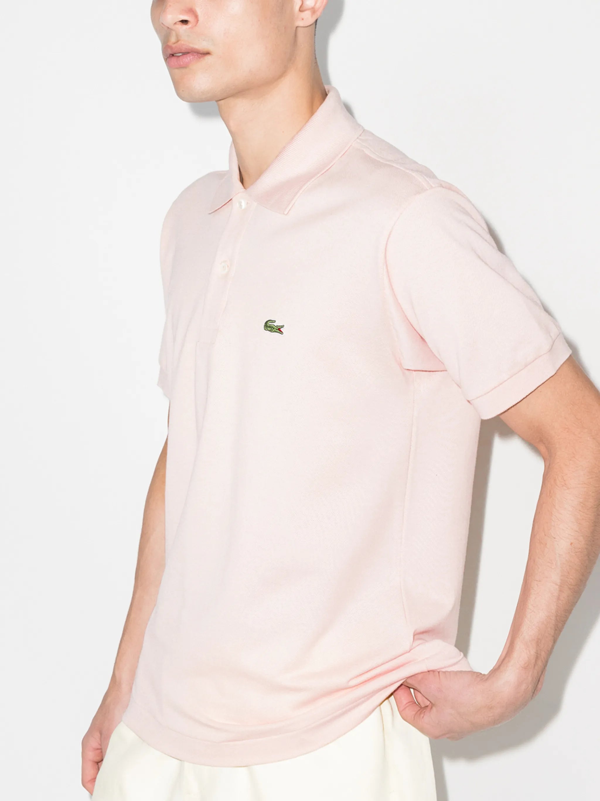 crocodile-logo short-sleeve polo shirt