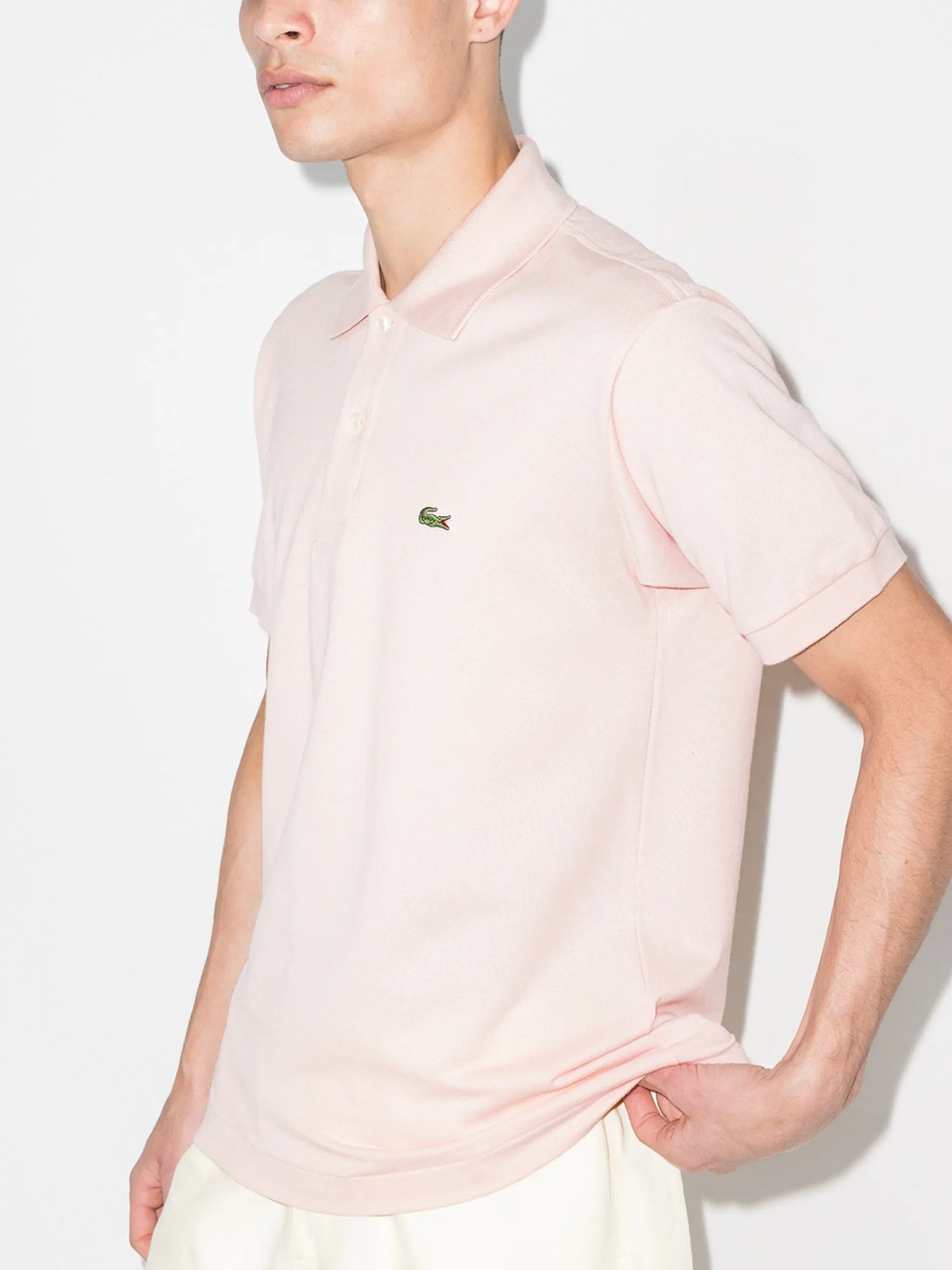 crocodile-logo short-sleeve polo shirt