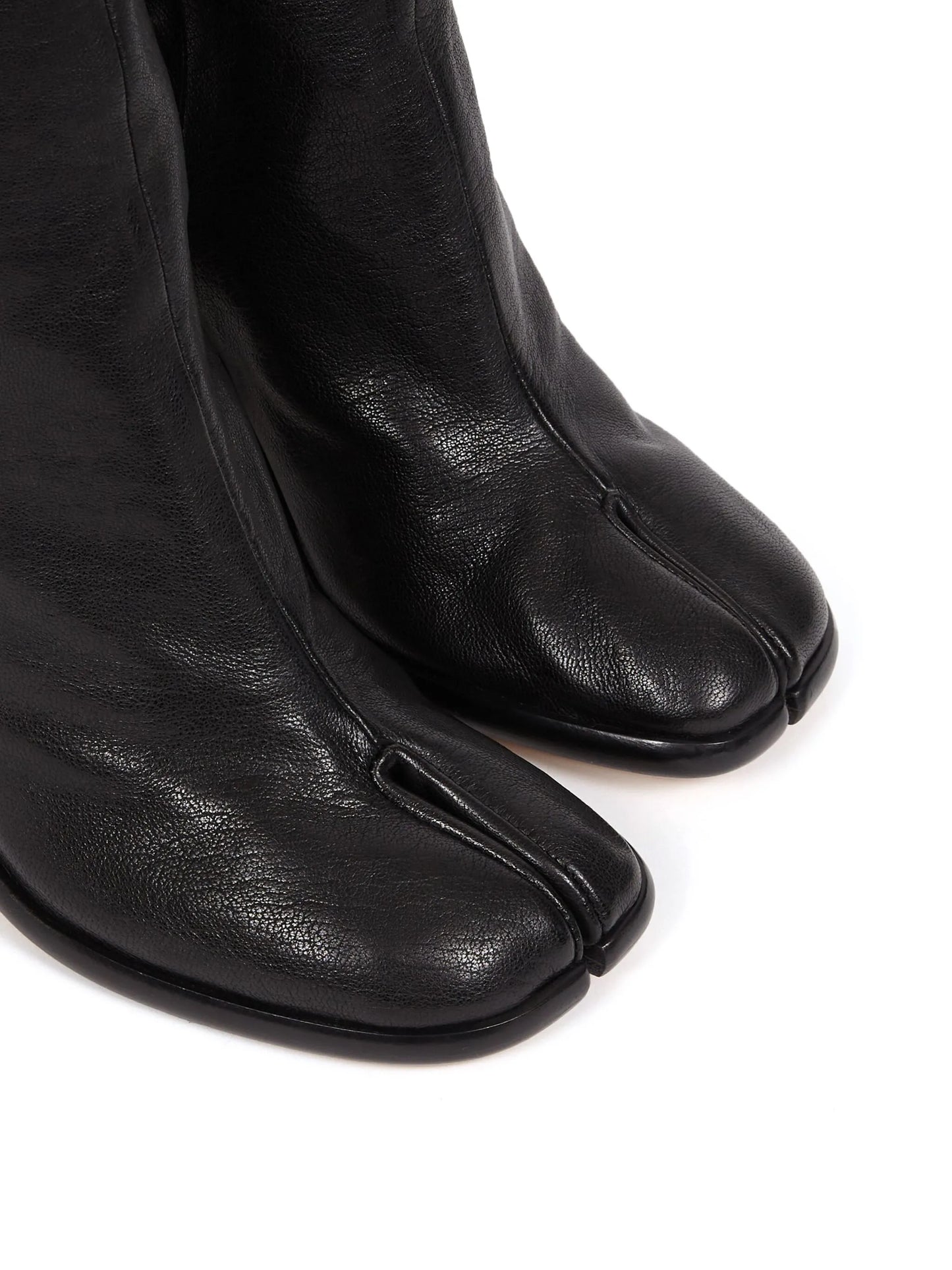 Tabi leather knee-high boots
