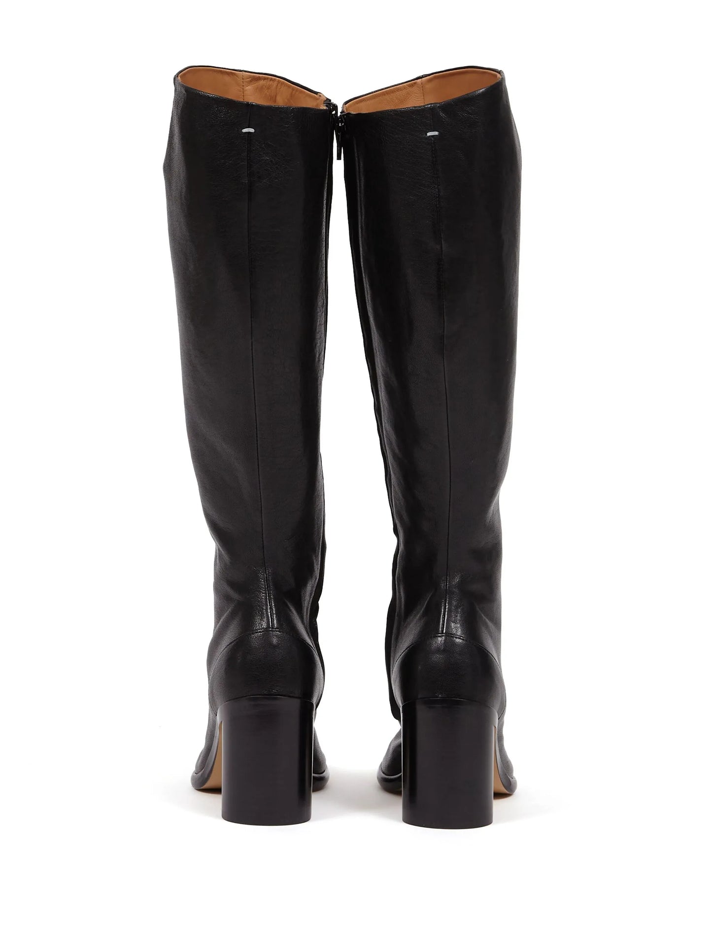 Tabi leather knee-high boots