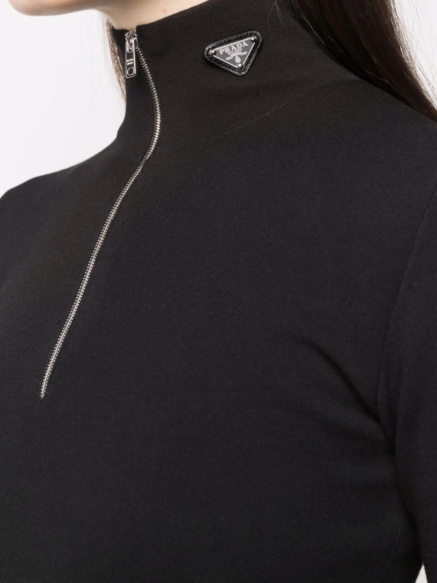 long-sleeve midi dress