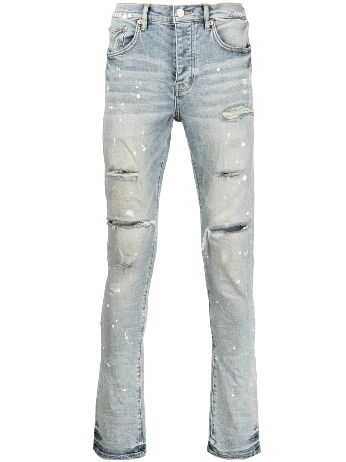 P001 light indigo paint pants