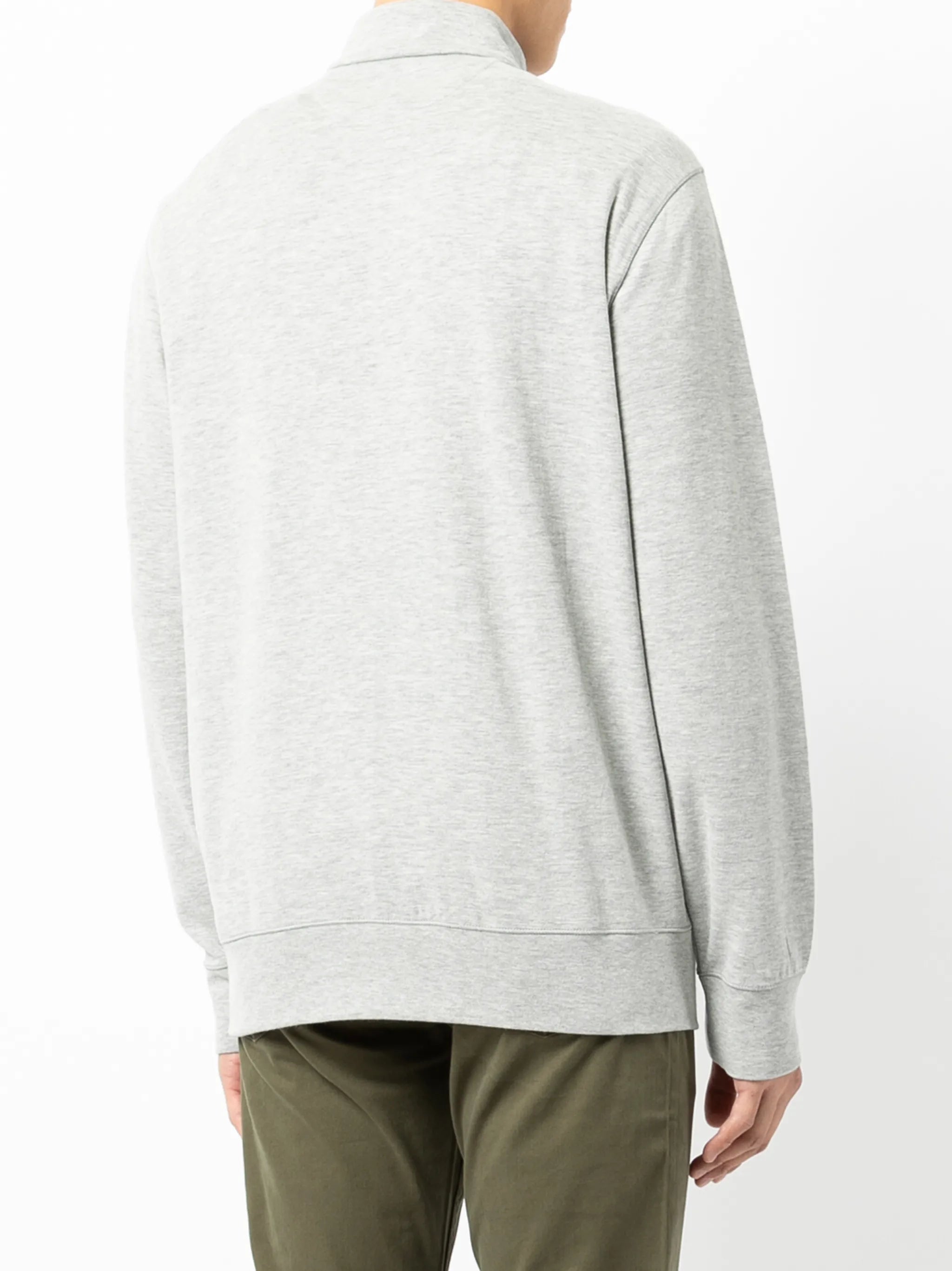embroidered logo sweatshirt