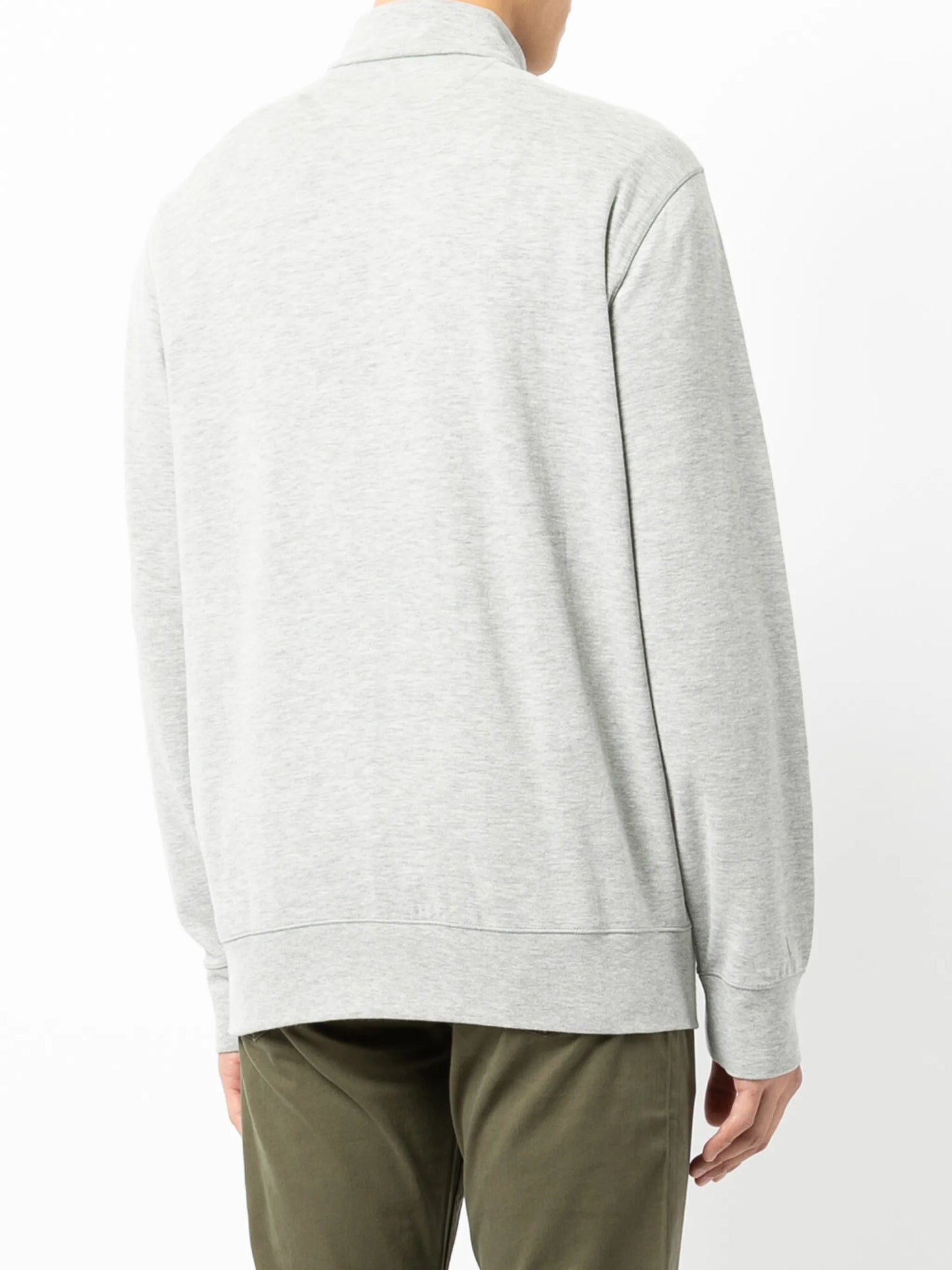 embroidered logo sweatshirt