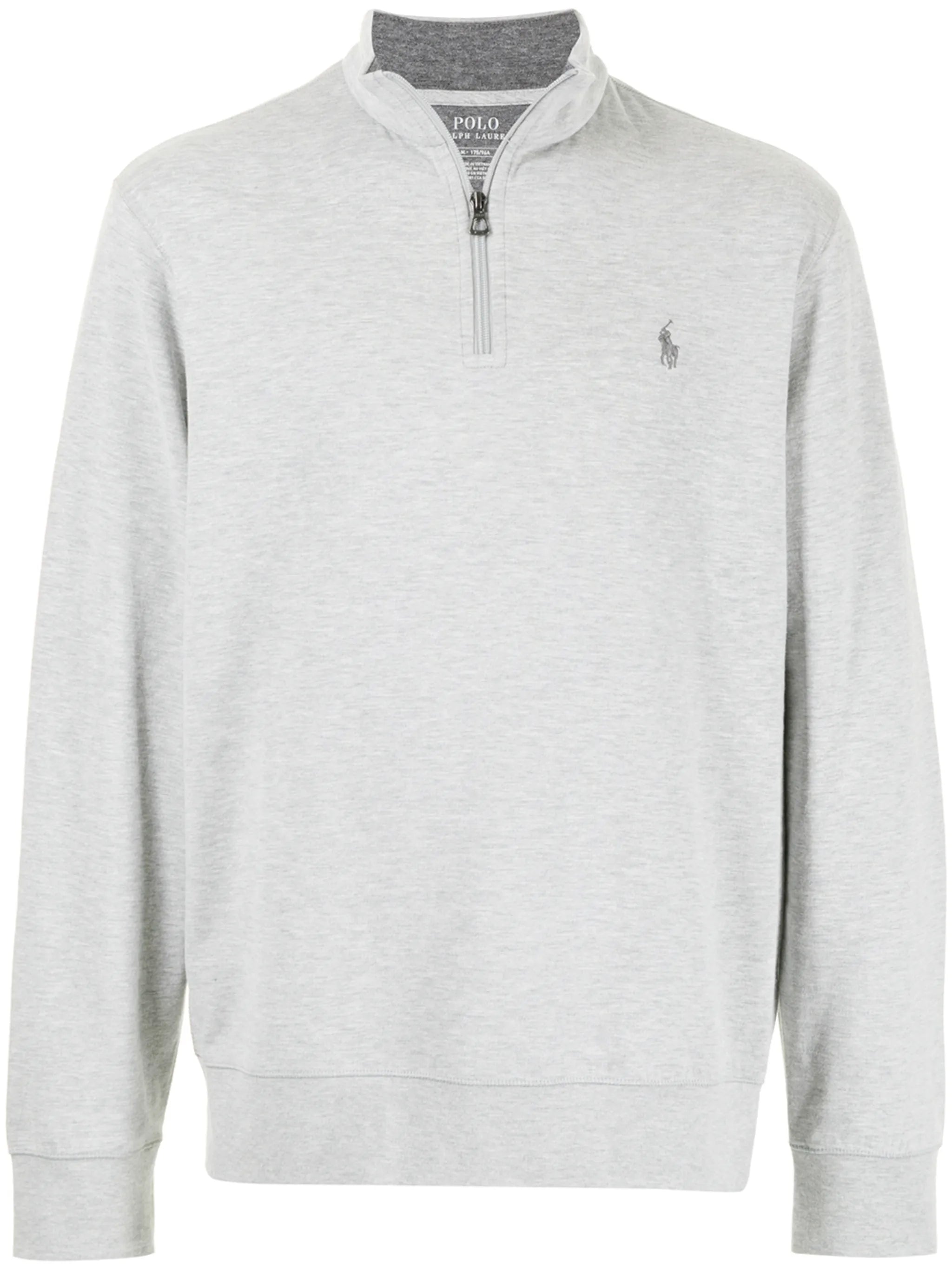 embroidered logo sweatshirt