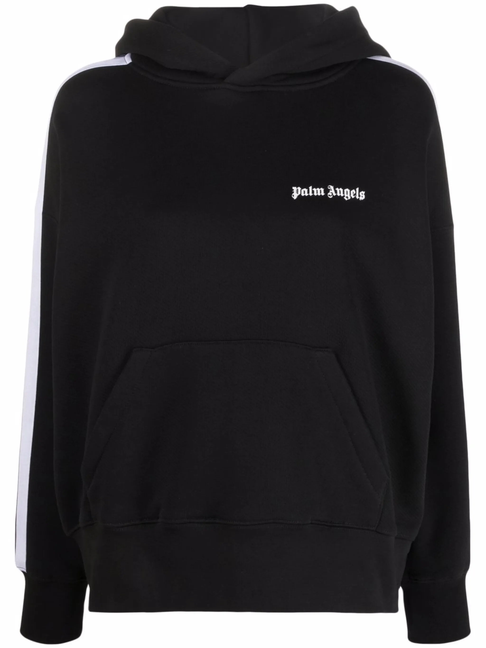 logo-print cotton hoodie