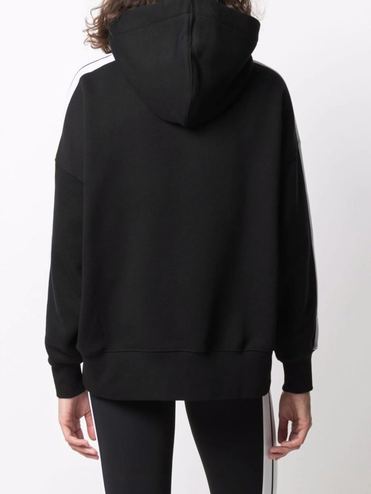 logo-print cotton hoodie