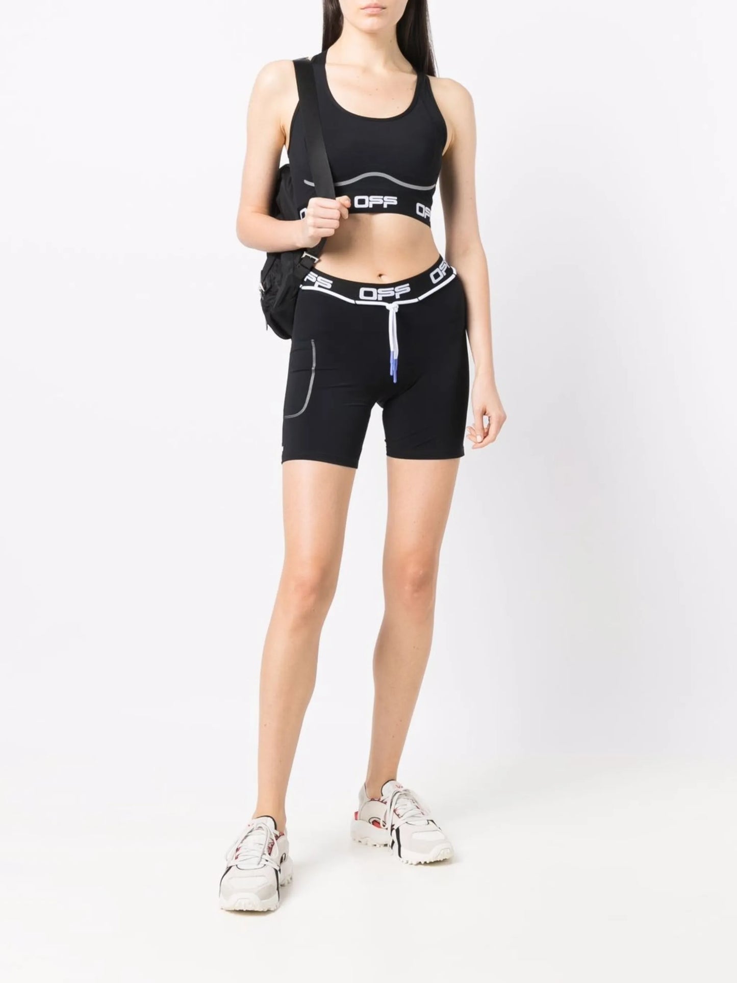 active logo cycling shorts
