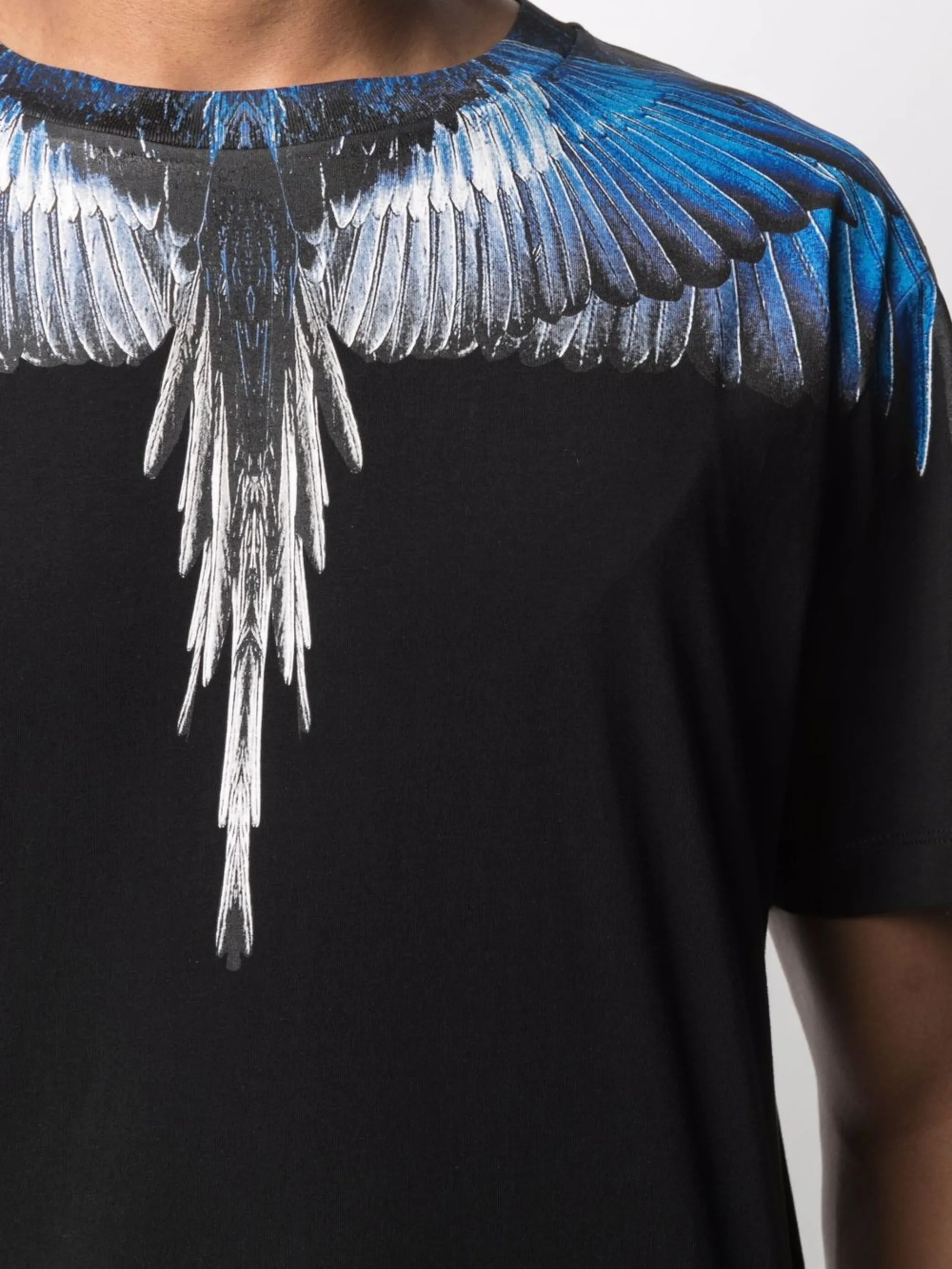Wings-print cotton T-shirt