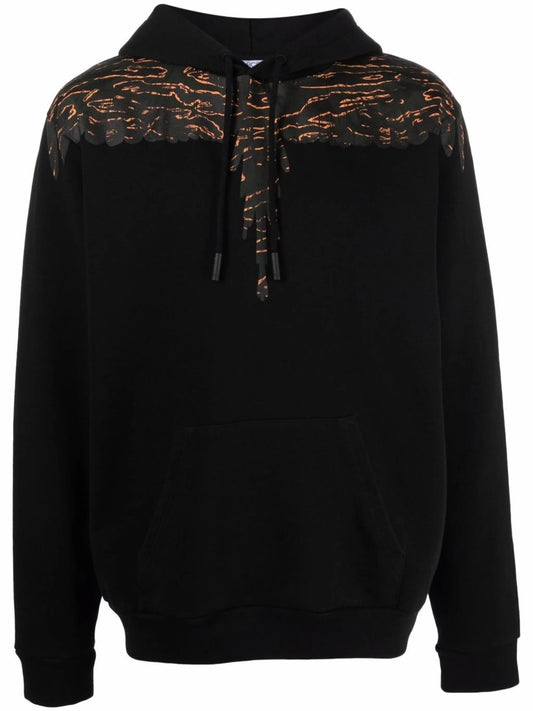 Camouflage Wings print hoodie