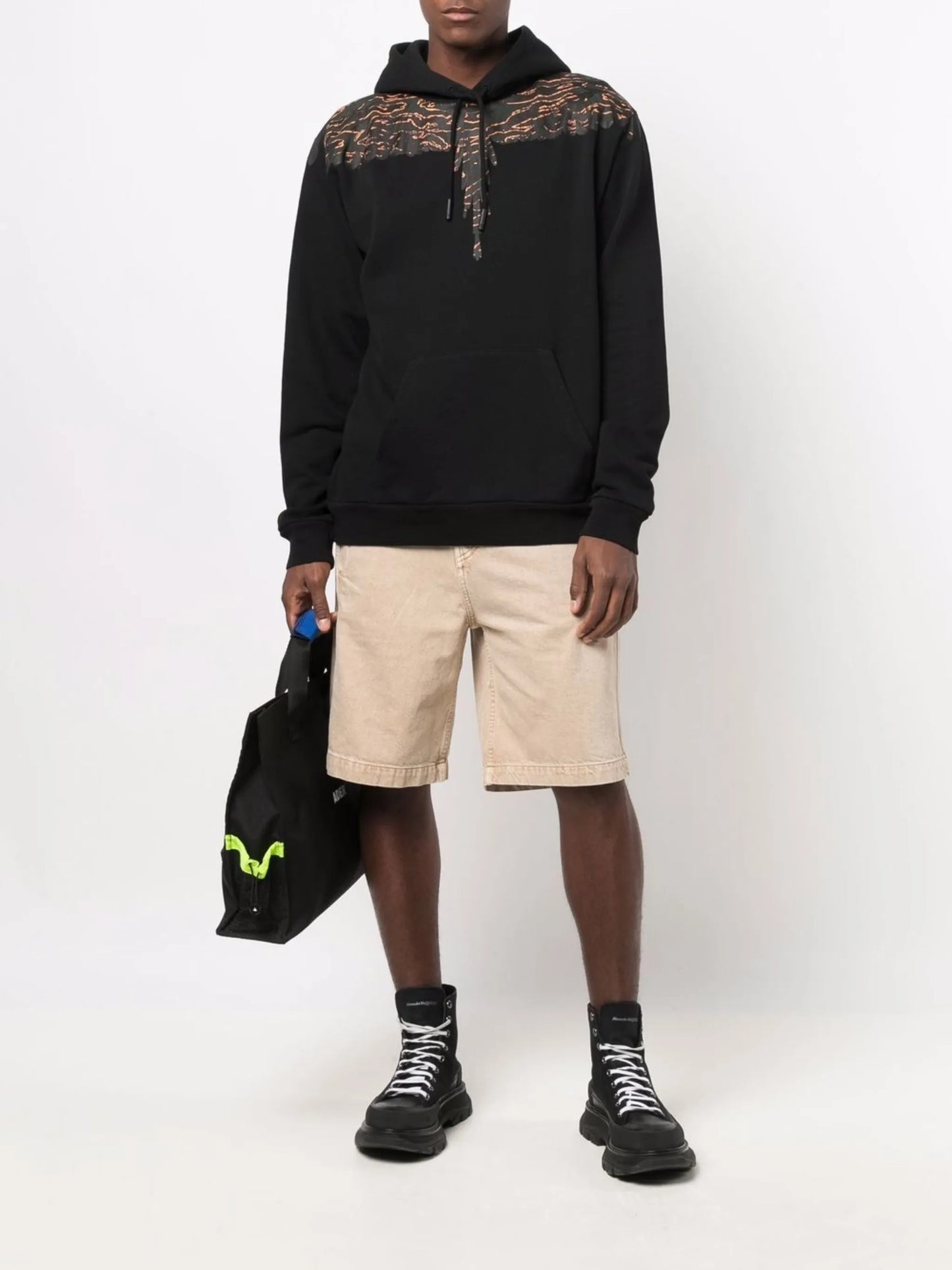 Camouflage Wings print hoodie