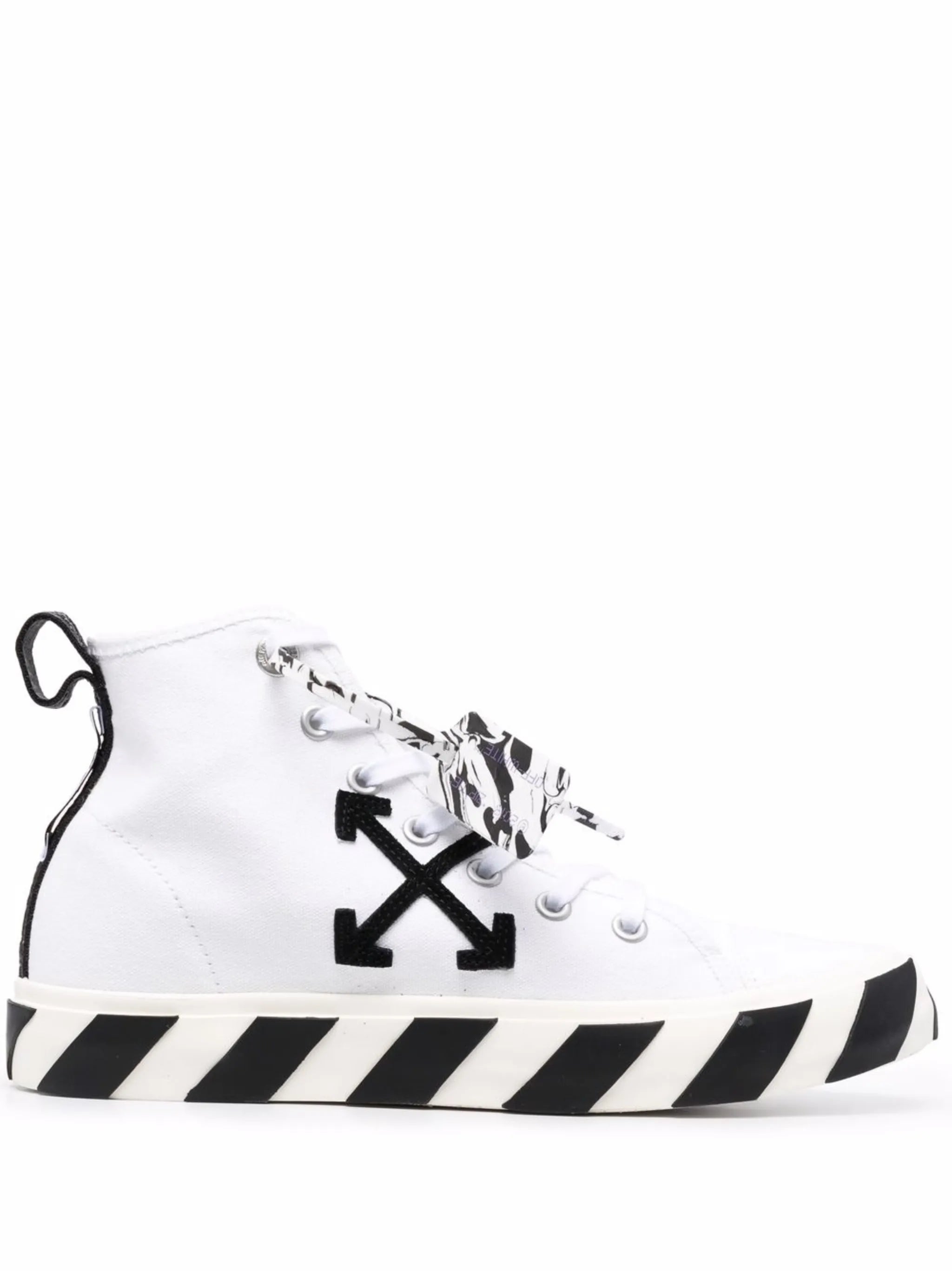 Vulcanized mid-top sneakers