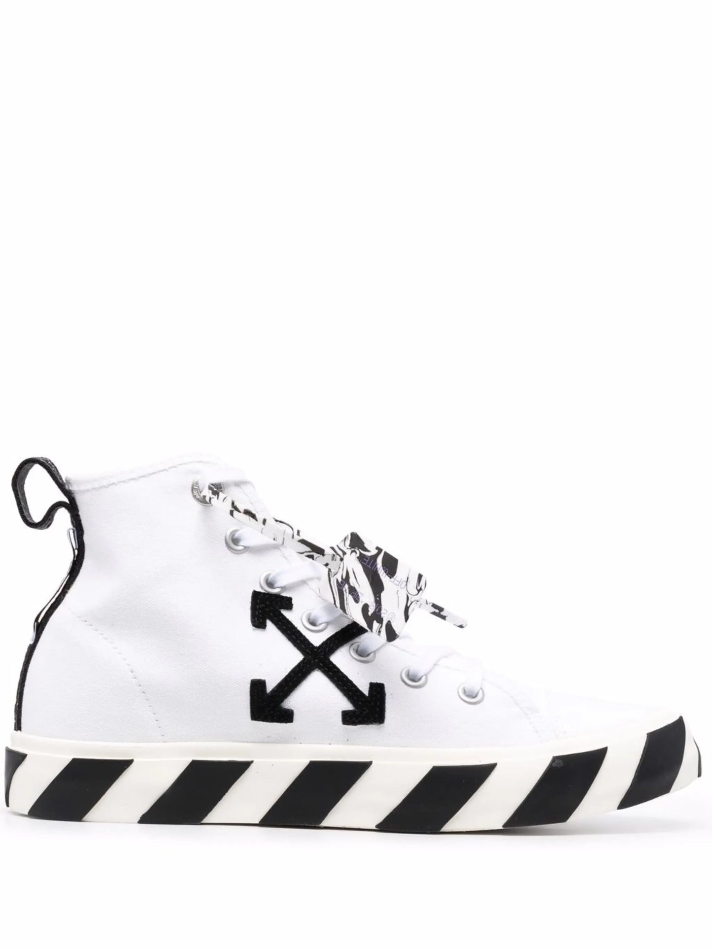 Vulcanized mid-top sneakers