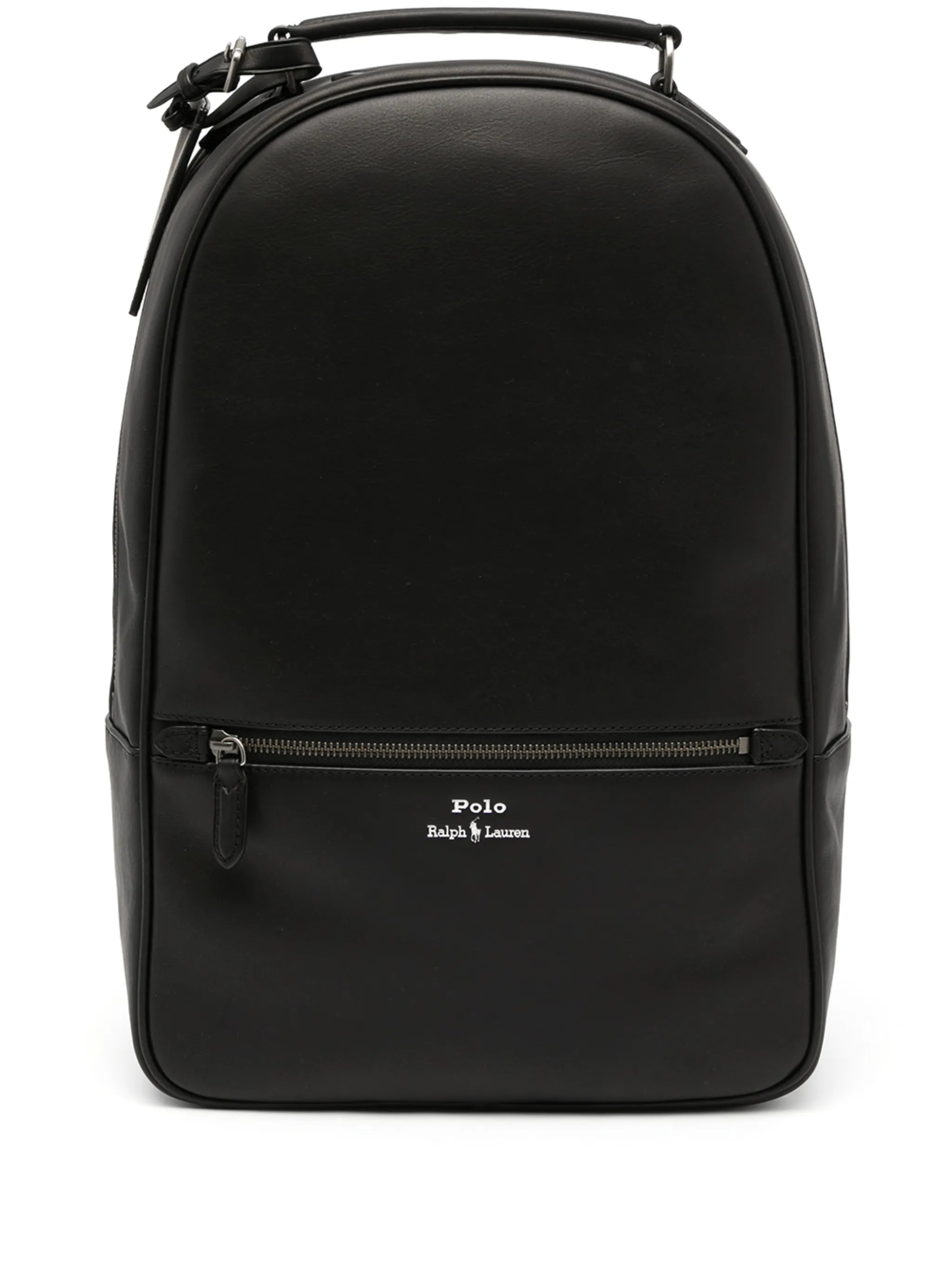 smooth leather backpack