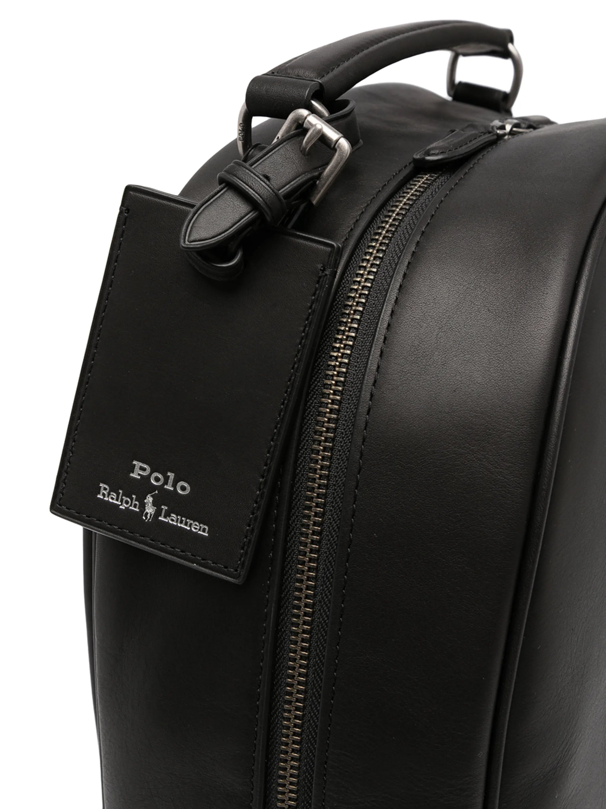 smooth leather backpack